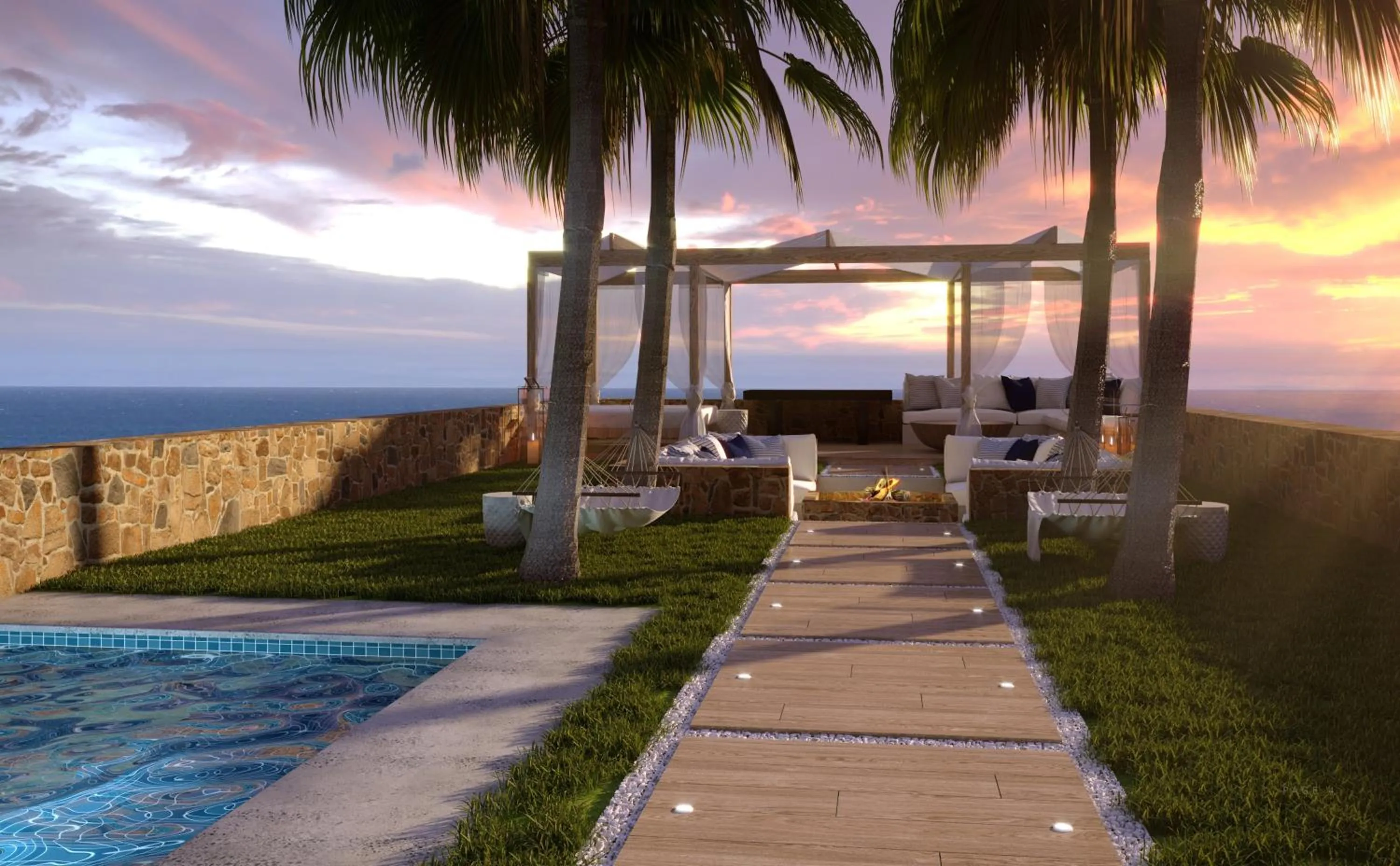 Pool view in Minos Imperial Luxury Beach Resort & Spa Milatos