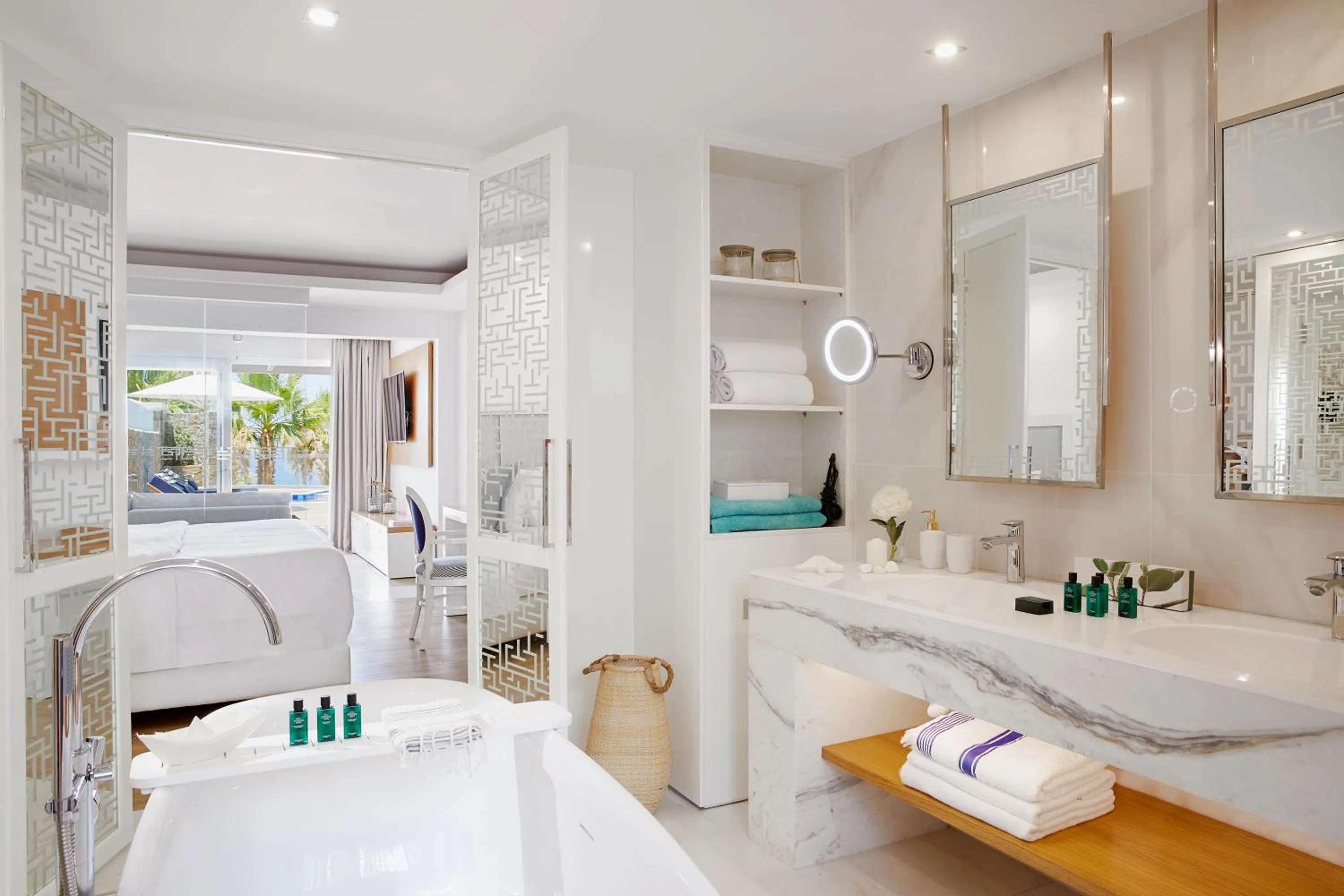 Bathroom in Minos Imperial Luxury Beach Resort & Spa Milatos