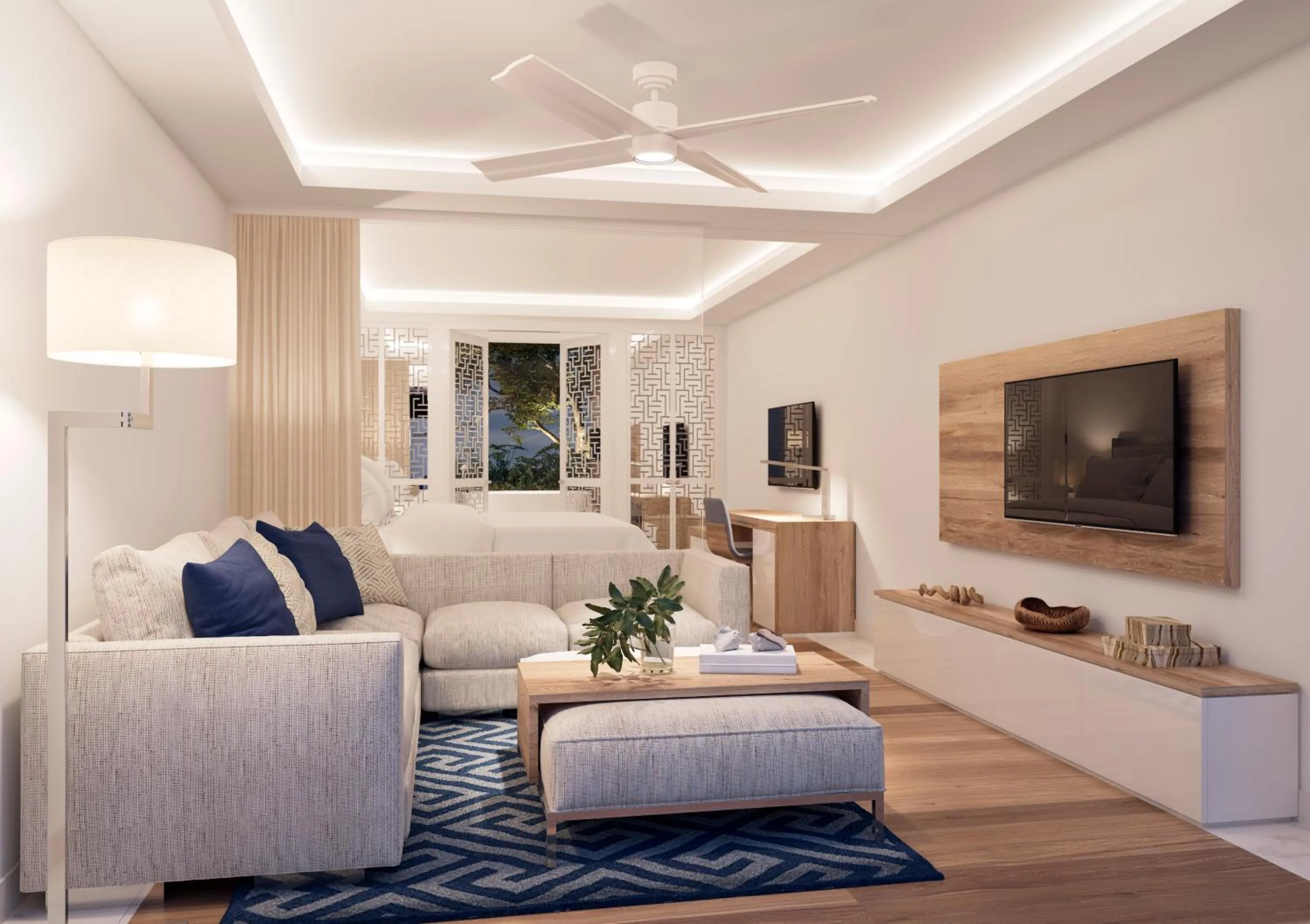 Living room in Minos Imperial Luxury Beach Resort & Spa Milatos