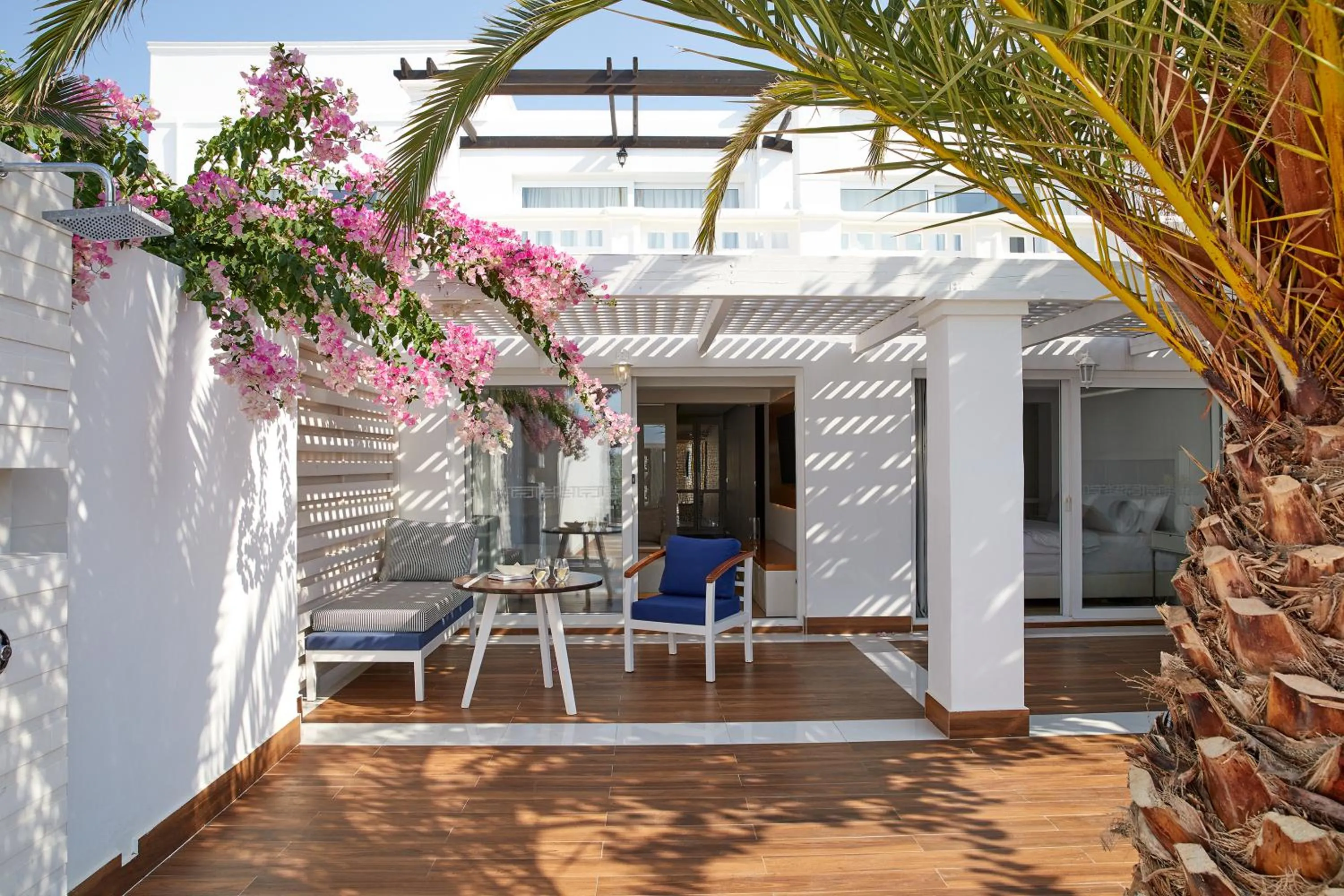 Balcony/Terrace in Minos Imperial Luxury Beach Resort & Spa Milatos