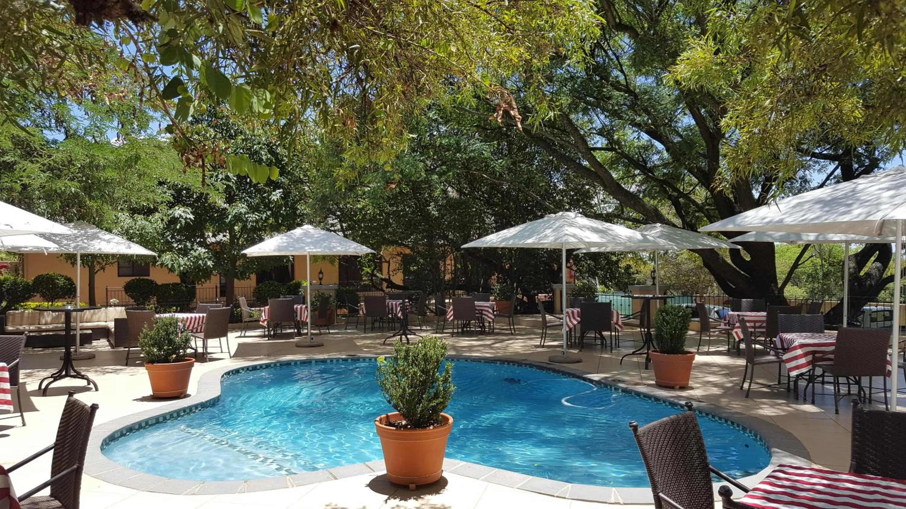 Pool view in Black Eagle Hotel & Spa