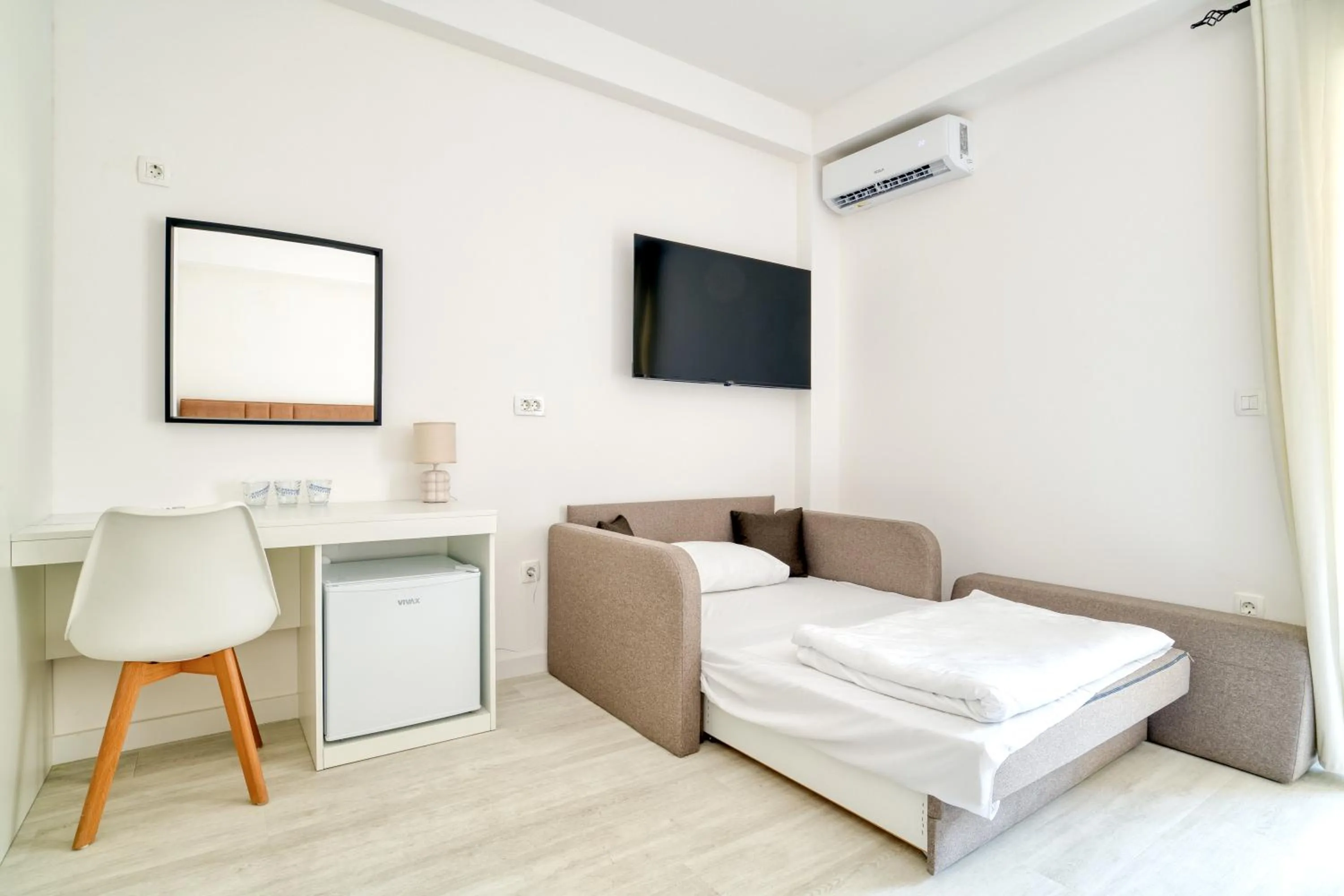 Bed in Hotel Opera Jaz