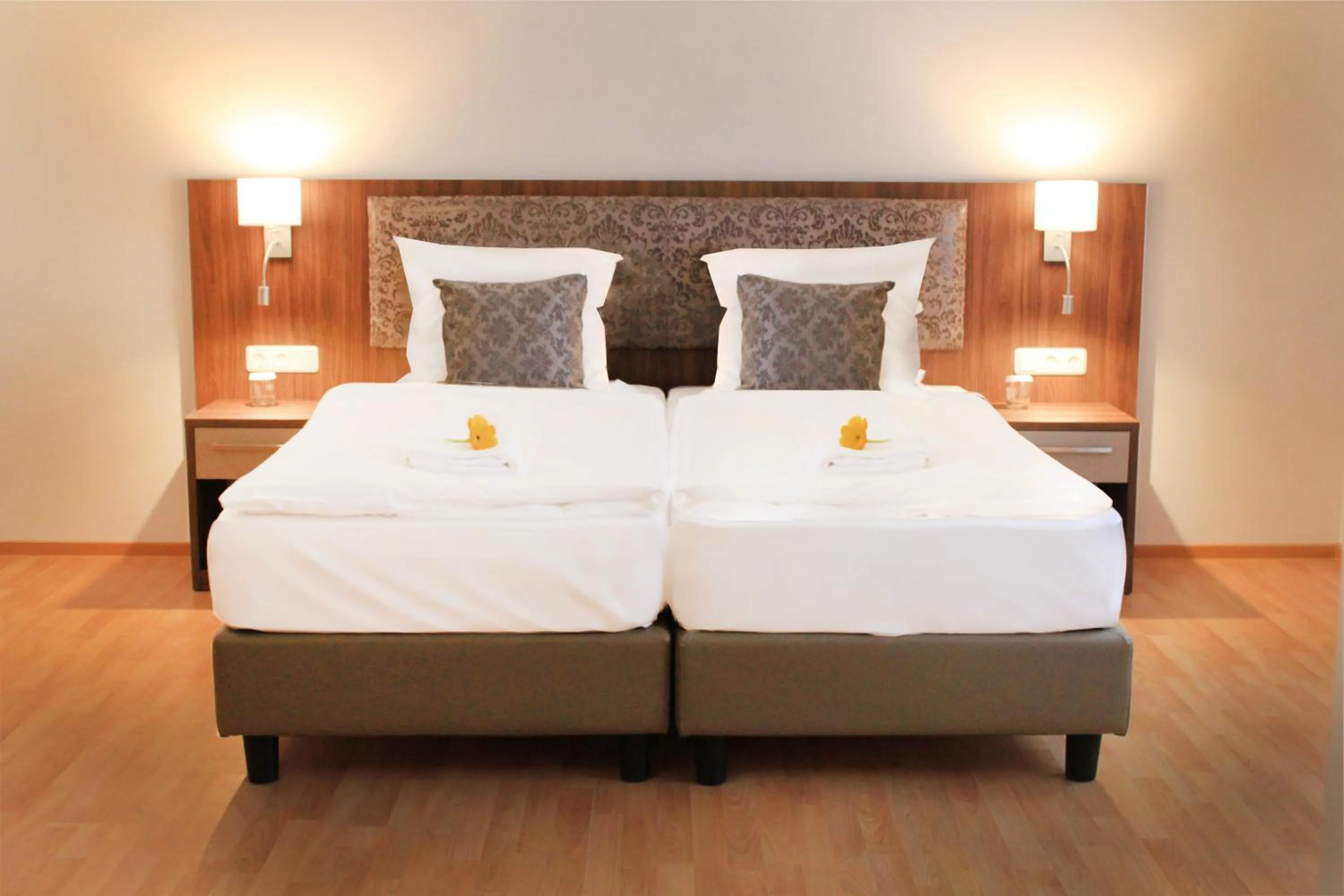 Bed in Anor Hotel & Conference Center Frankfurt Airport