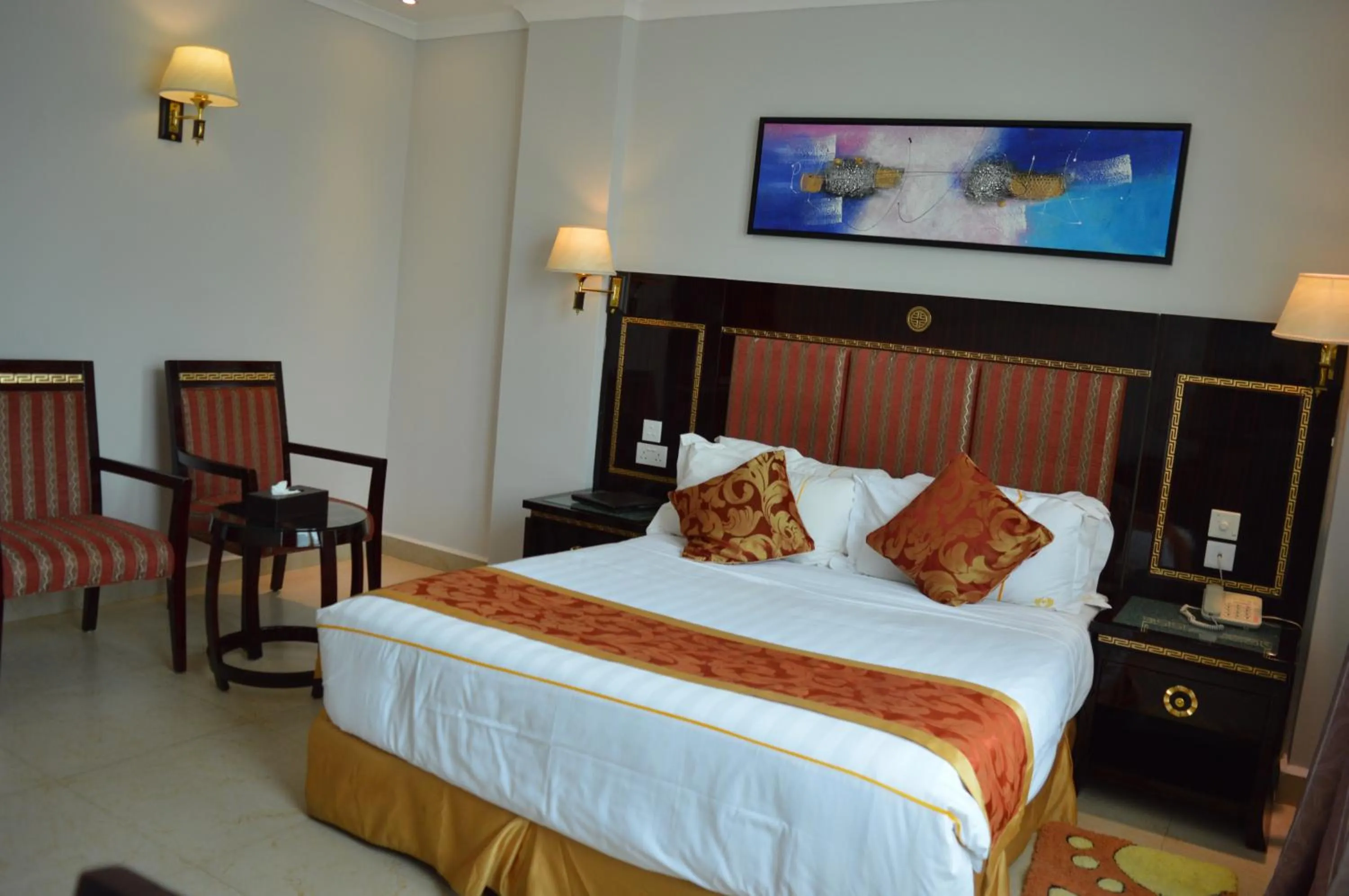 Bed in Tiffany Diamond Hotels - Mtwara
