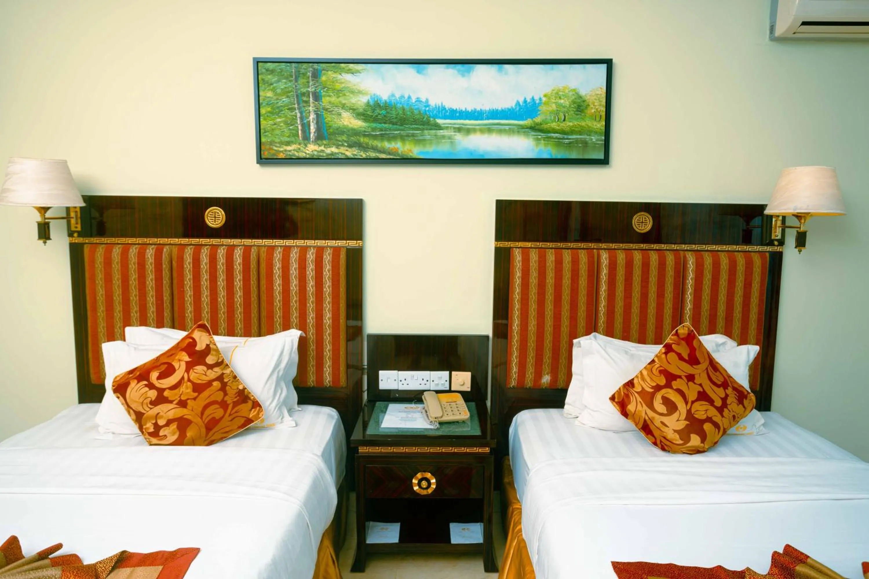 Bed in Tiffany Diamond Hotels - Mtwara