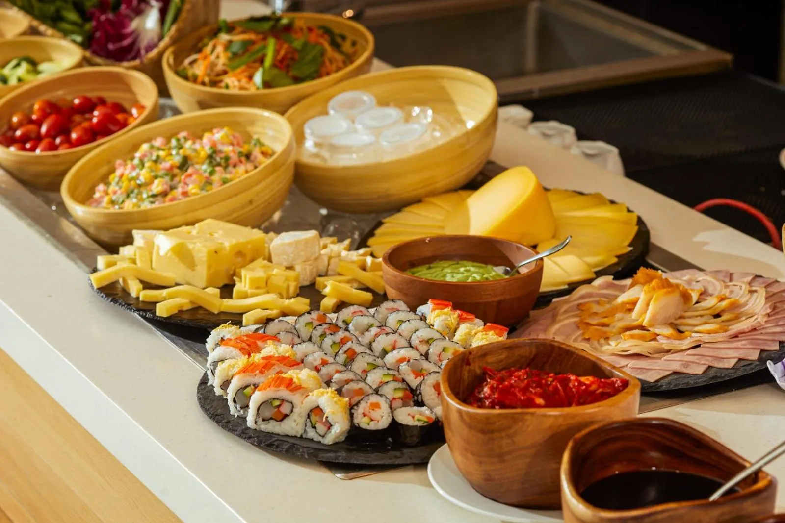 Food and drinks in Signature by M Village Beachfront Hotel