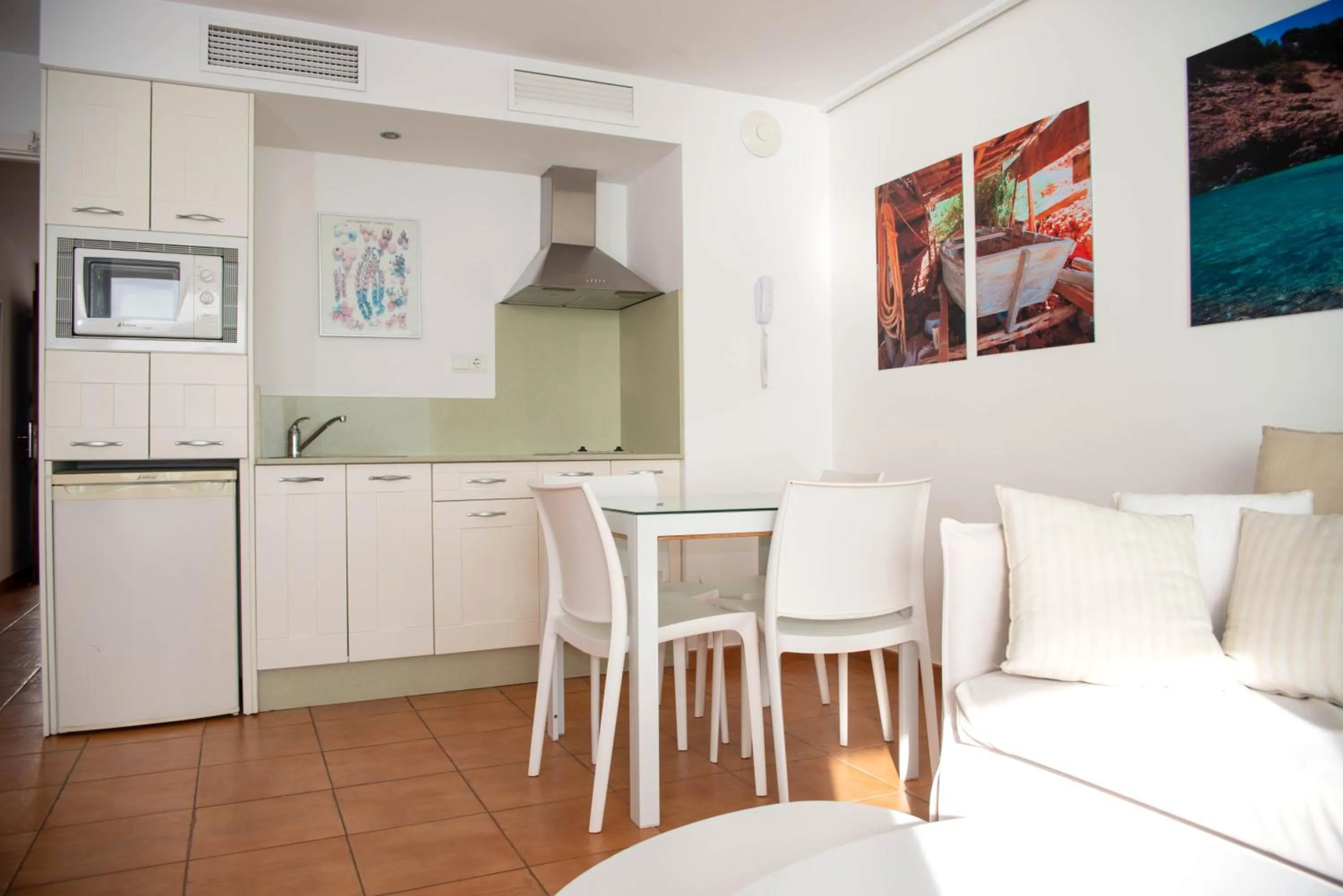 Kitchen or kitchenette in Apartamentos Llobet Ibiza