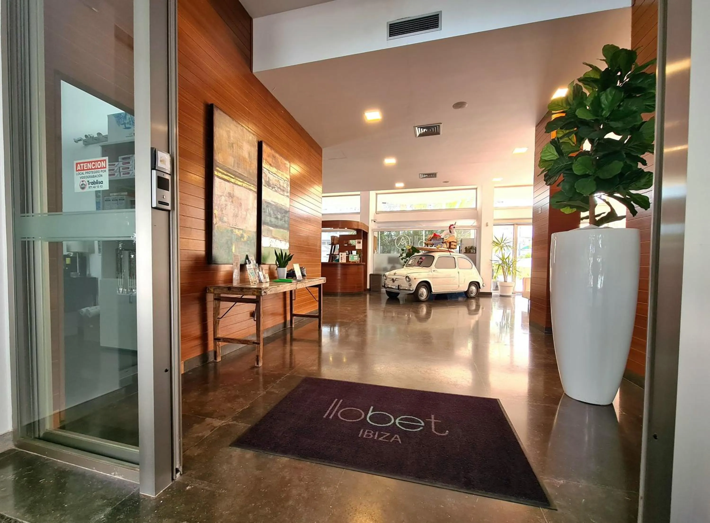 Lobby or reception in Apartamentos Llobet Ibiza