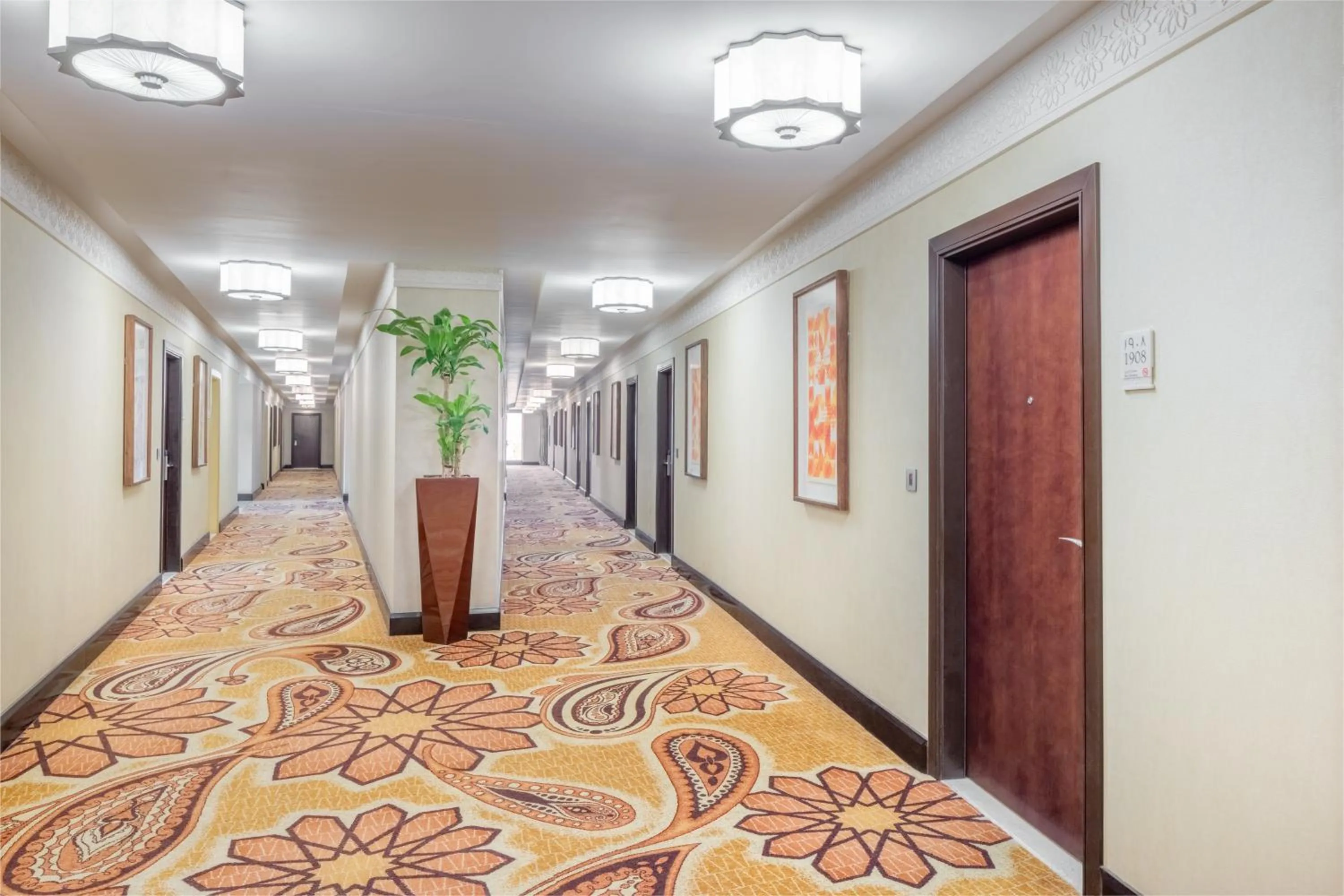 Floor plan in Marriott Hotel Jabal Omar Makkah