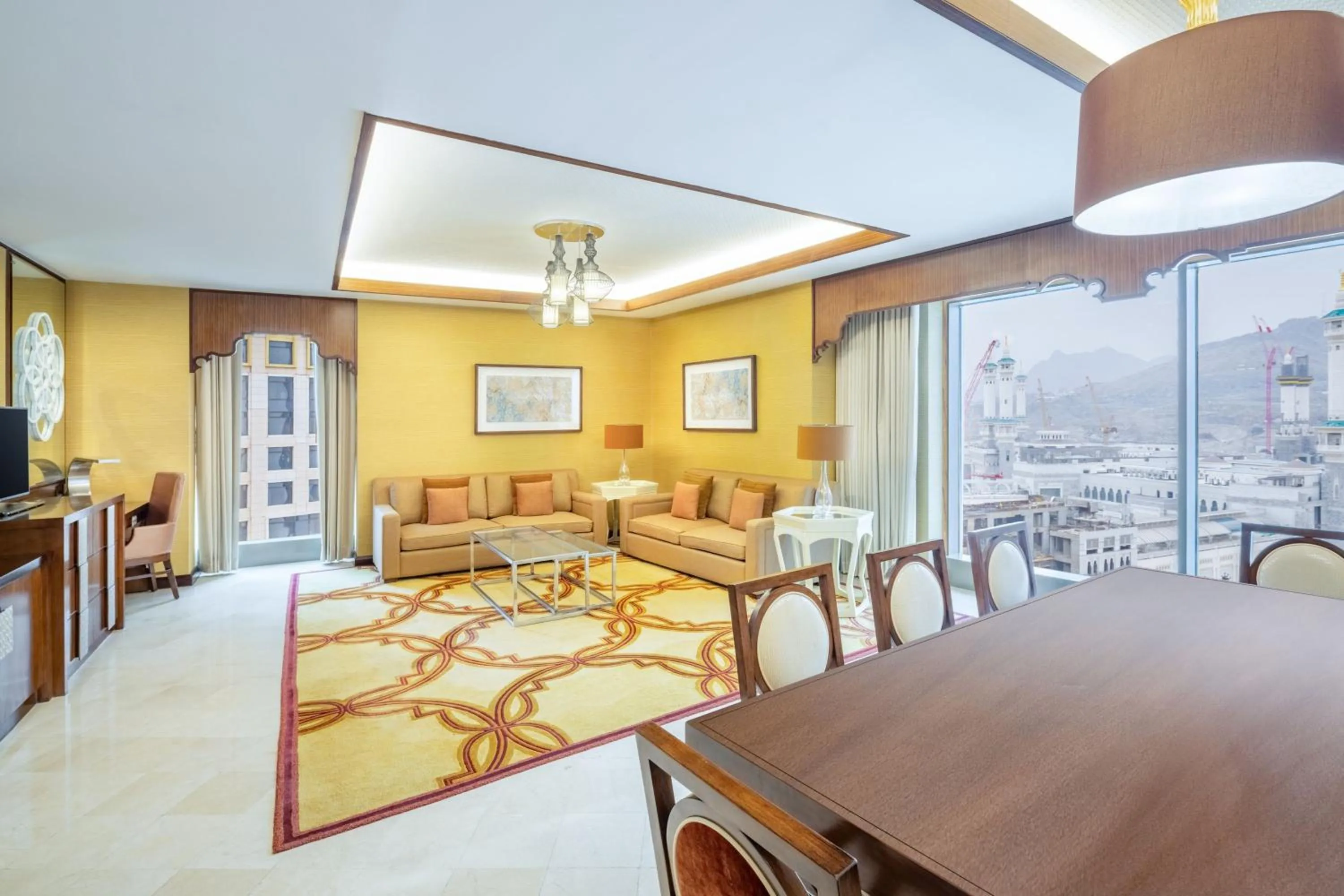 Living room in Marriott Hotel Jabal Omar Makkah