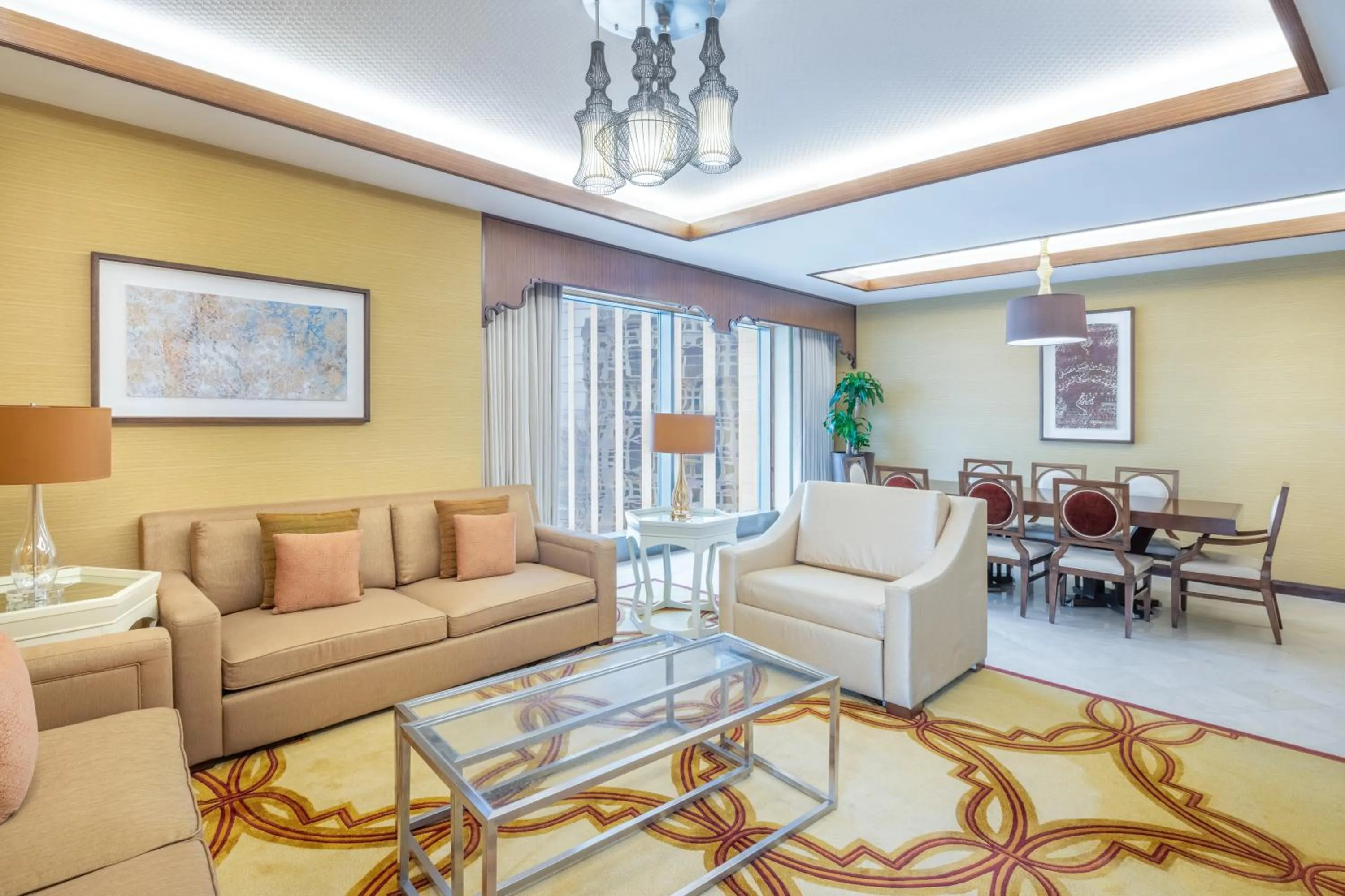 Living room in Marriott Hotel Jabal Omar Makkah