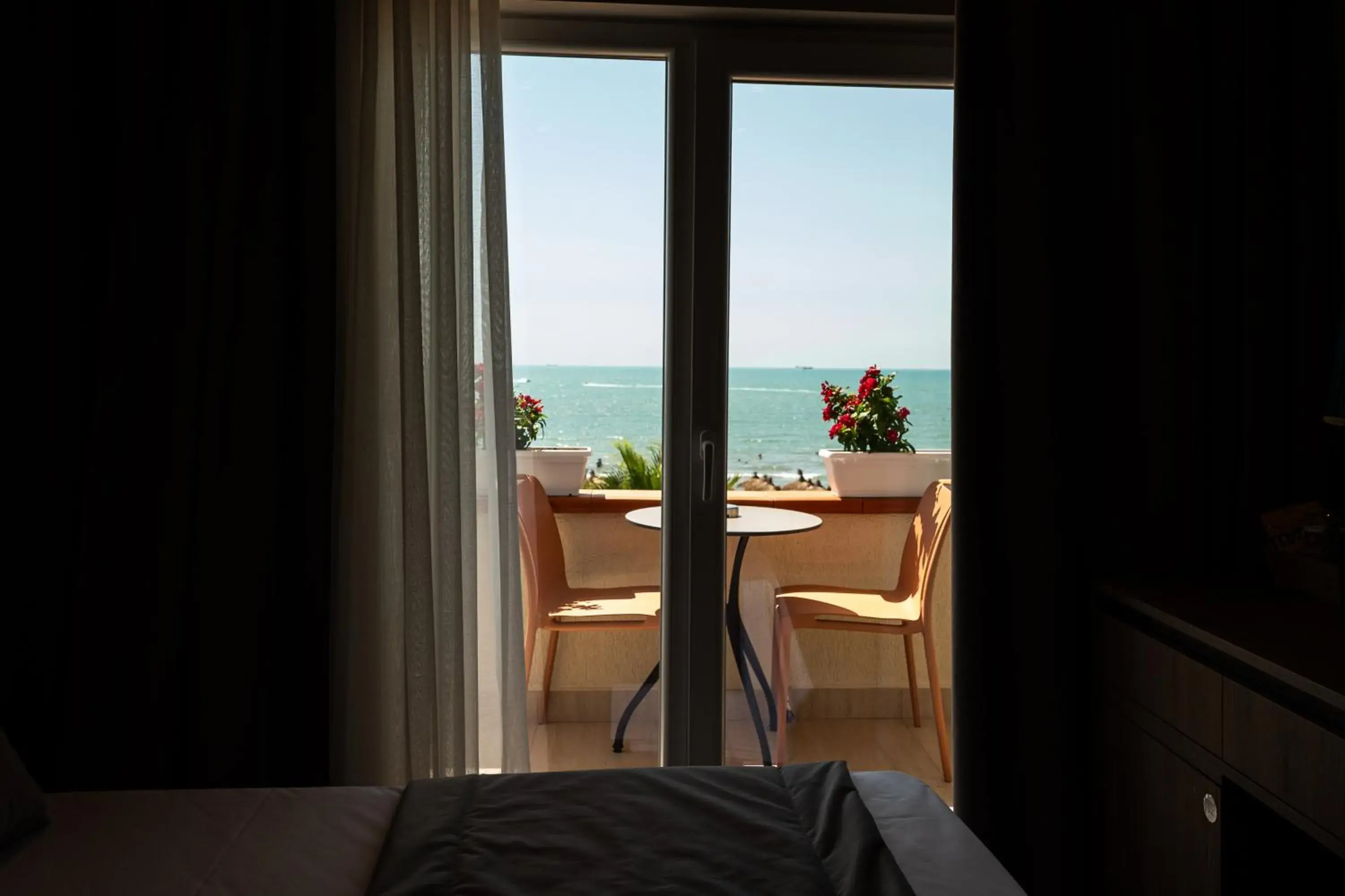 Deluxe Double Room with Balcony and Sea View in Vila Lasko Hotel Deluxe Double Room with Balcony and Sea View in Vila Lasko Hotel