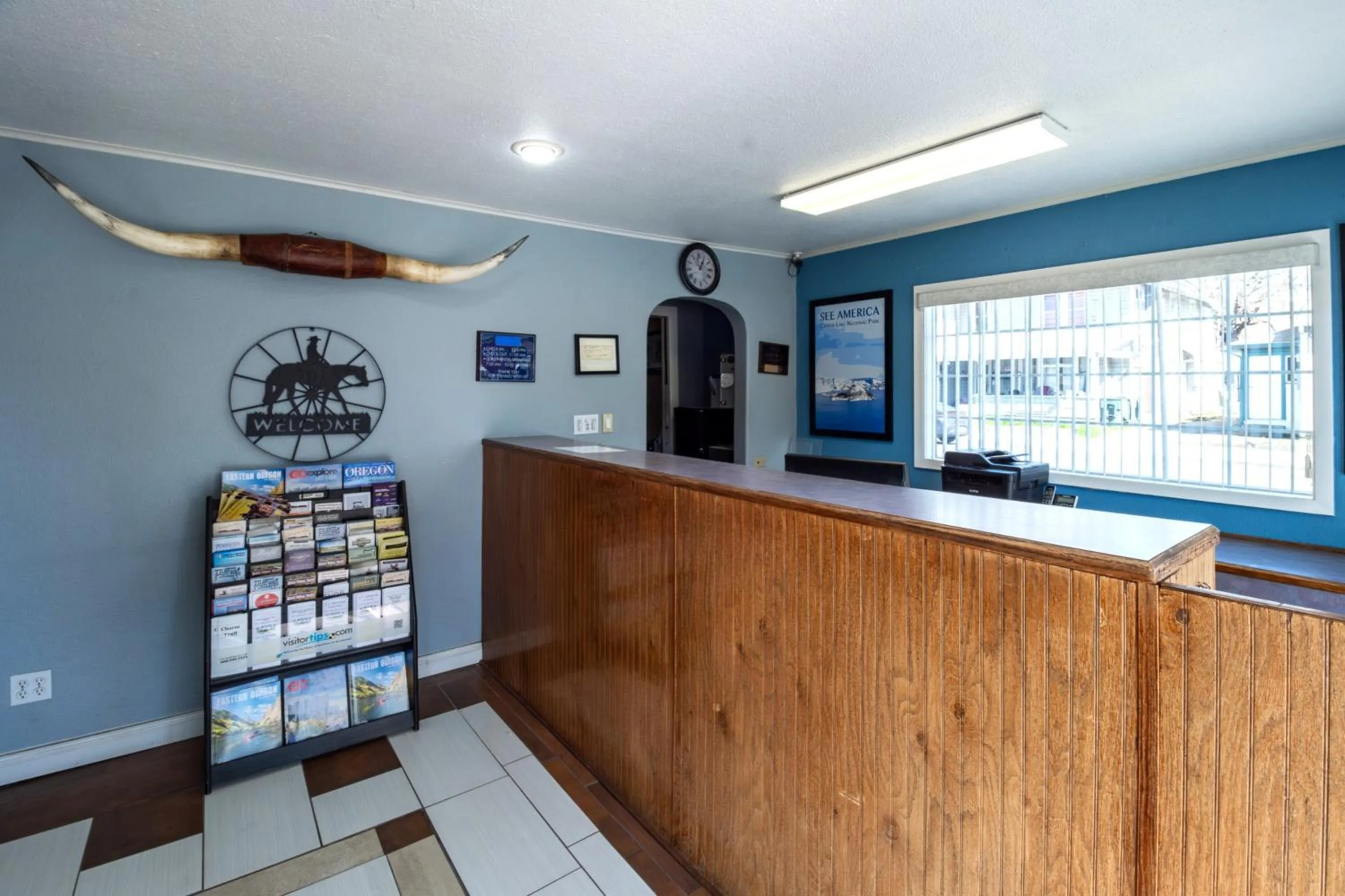 Lobby or reception in Hotel Inn Pendleton I-84