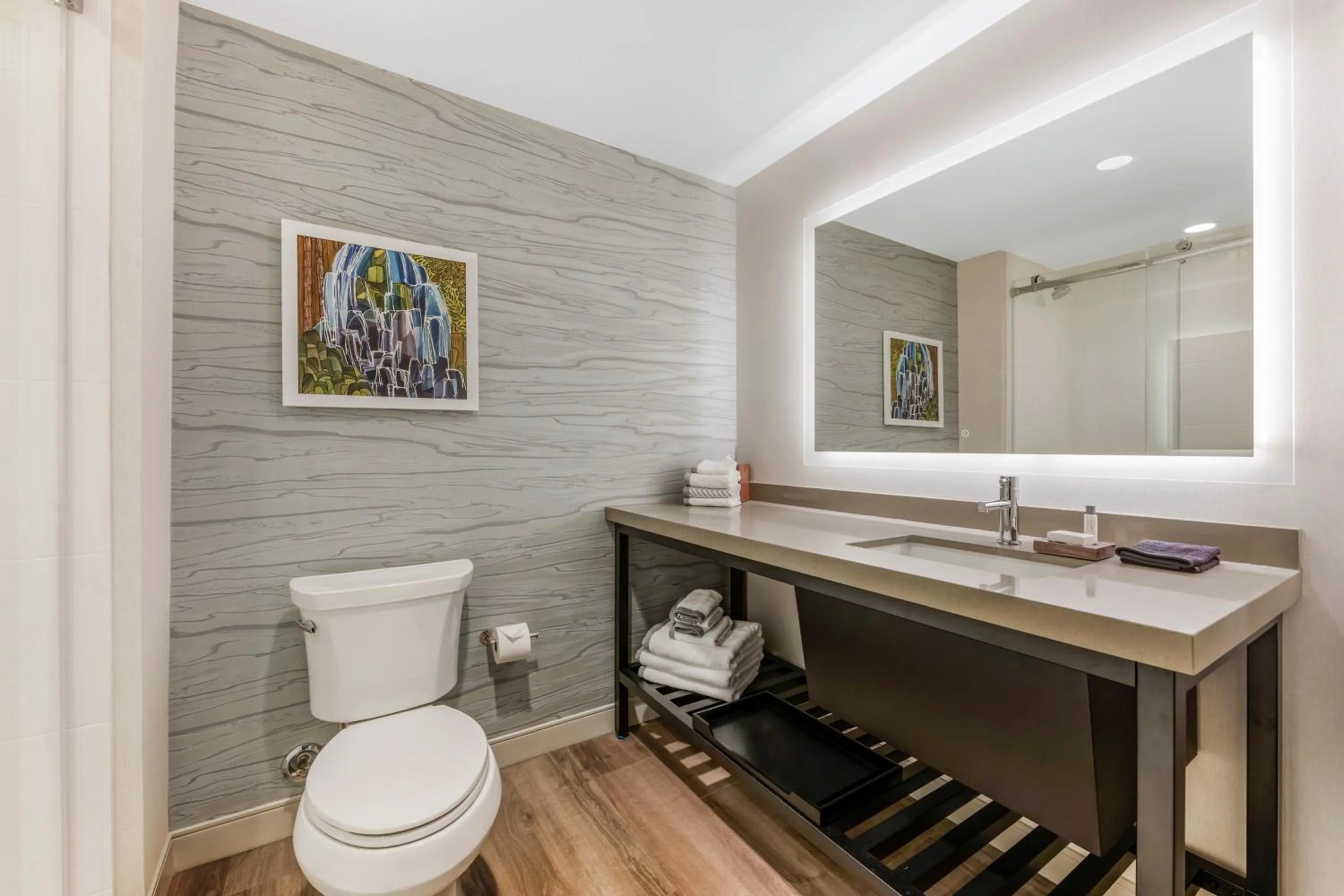 Bathroom in Cambria Hotel Portland - Pearl District