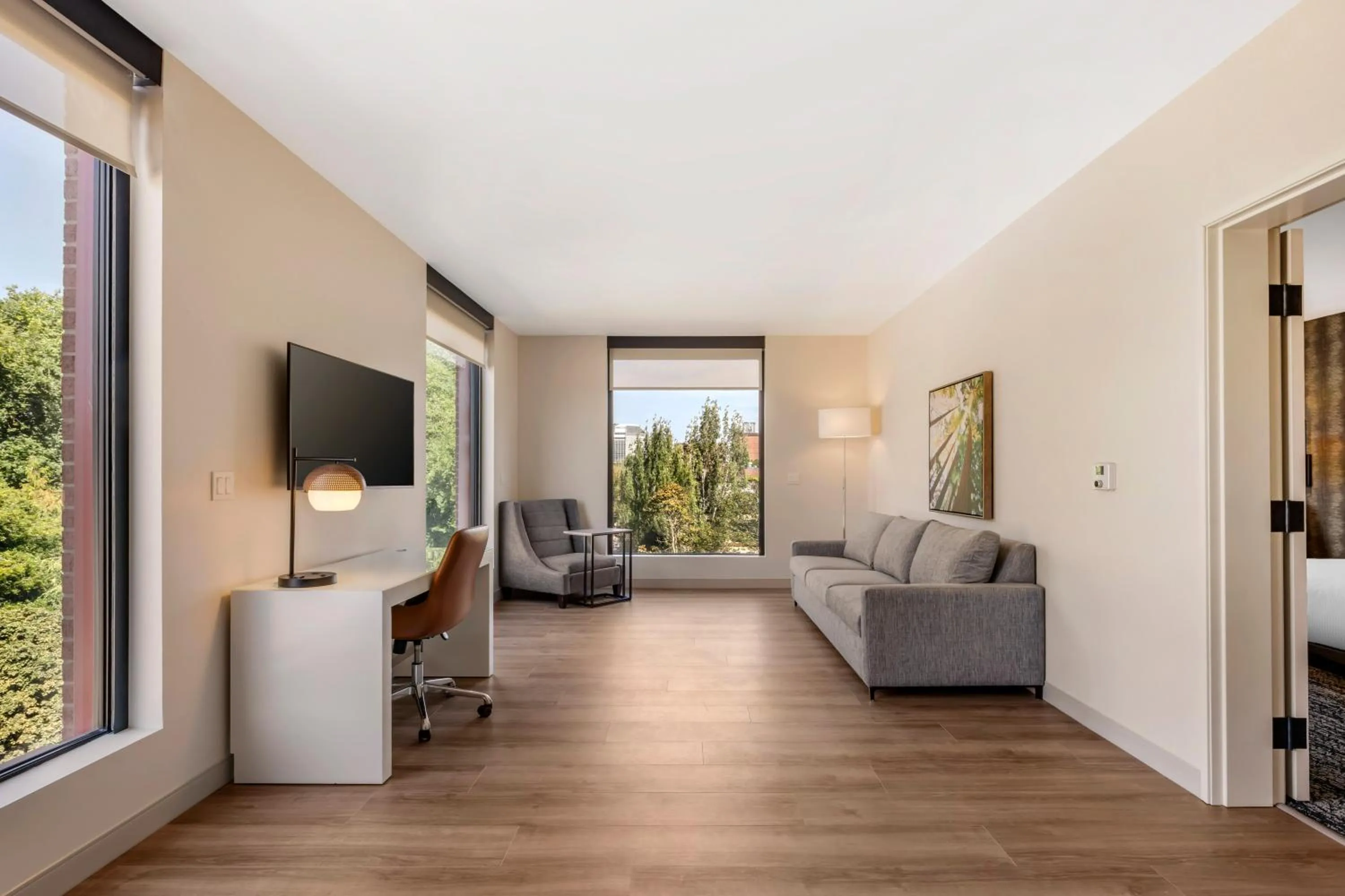 Living room in Cambria Hotel Portland - Pearl District