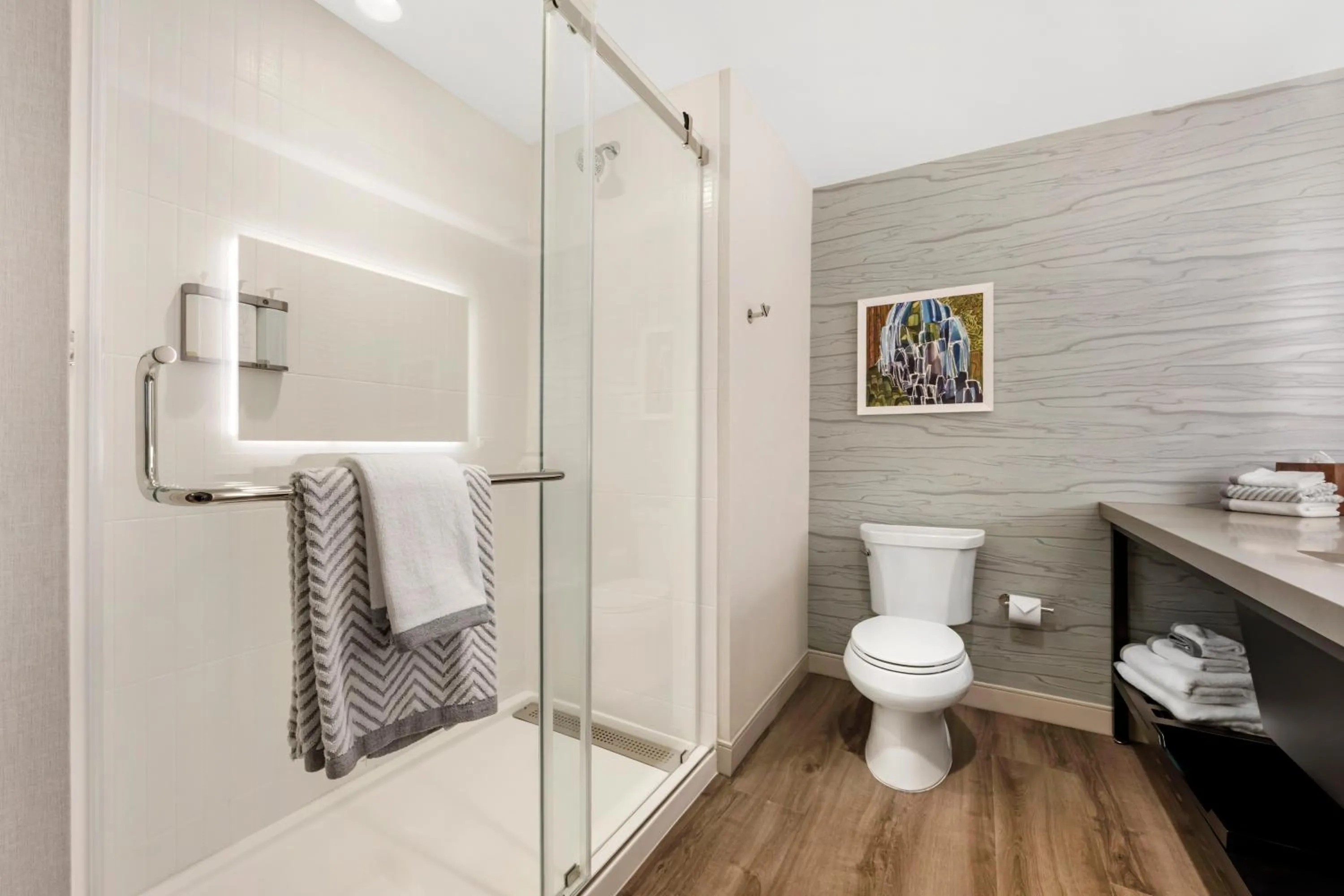 Bathroom in Cambria Hotel Portland - Pearl District