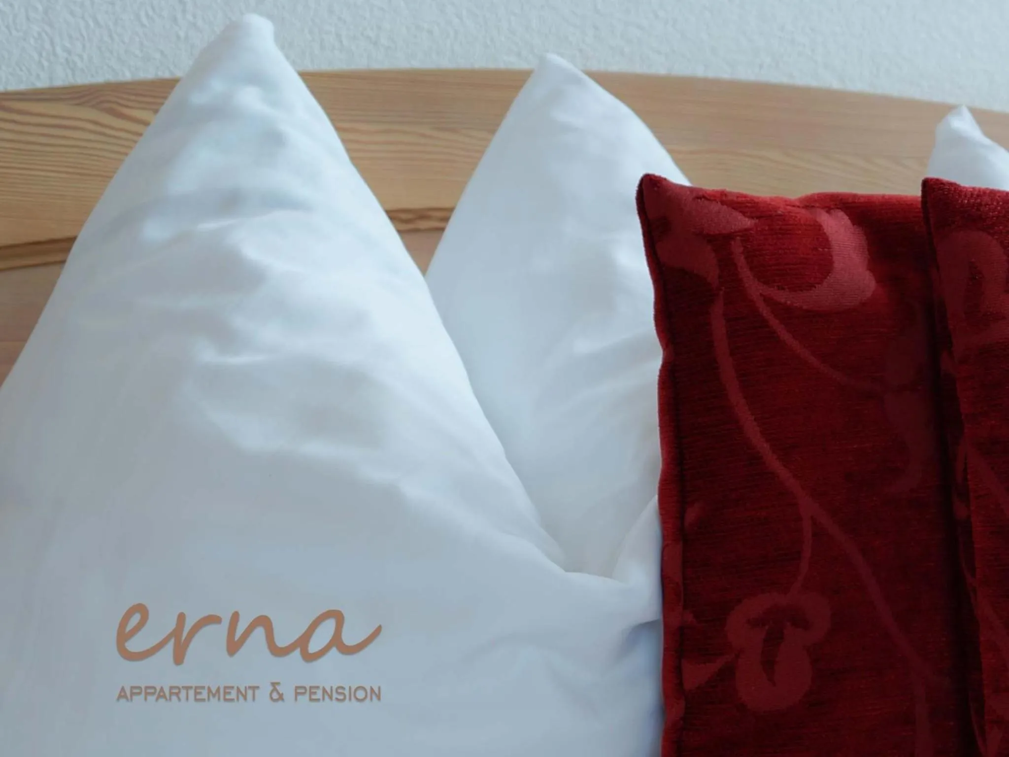 Decorative detail, Bed in Pension Apartment Erna