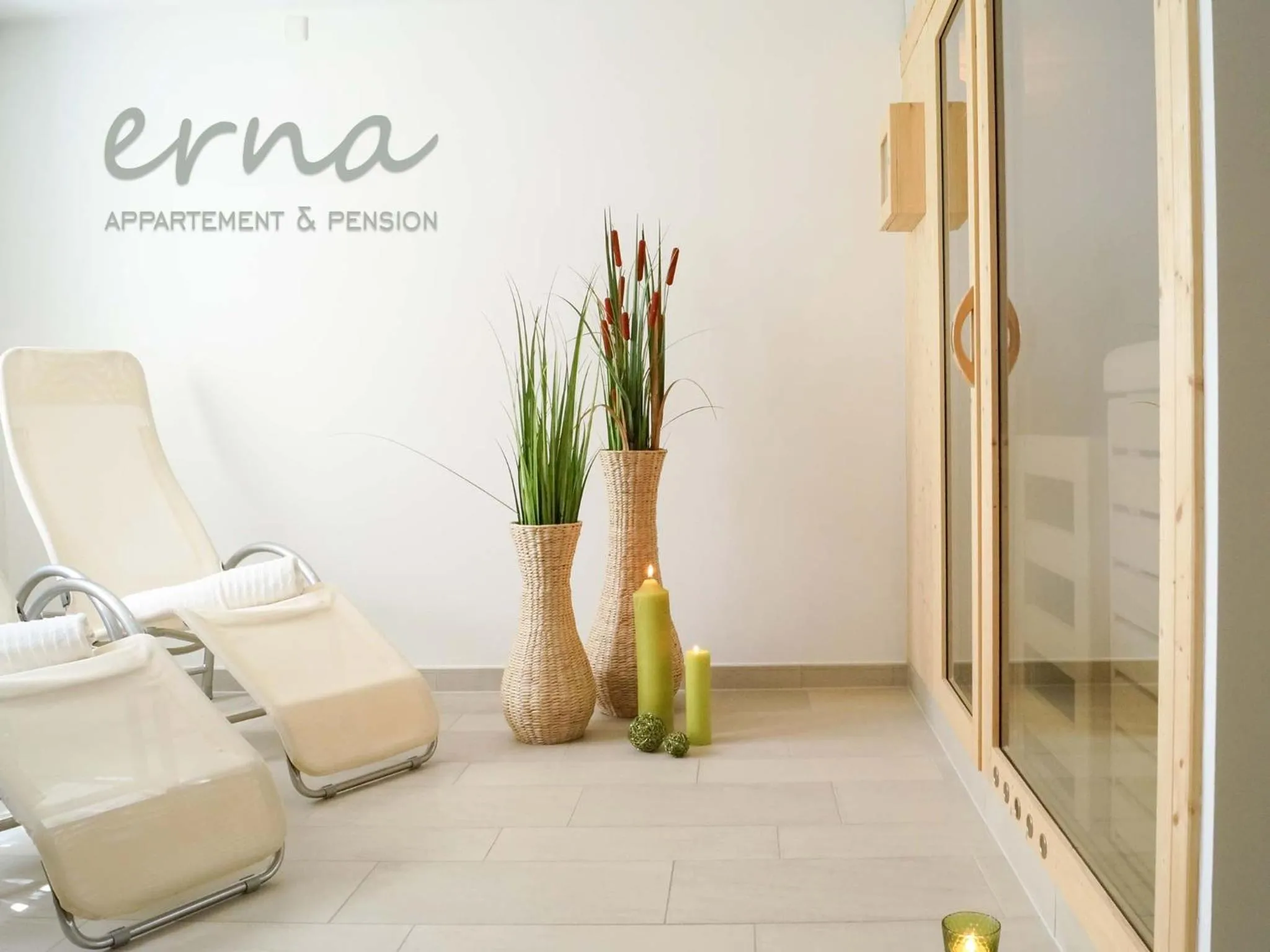 Sauna in Pension Apartment Erna