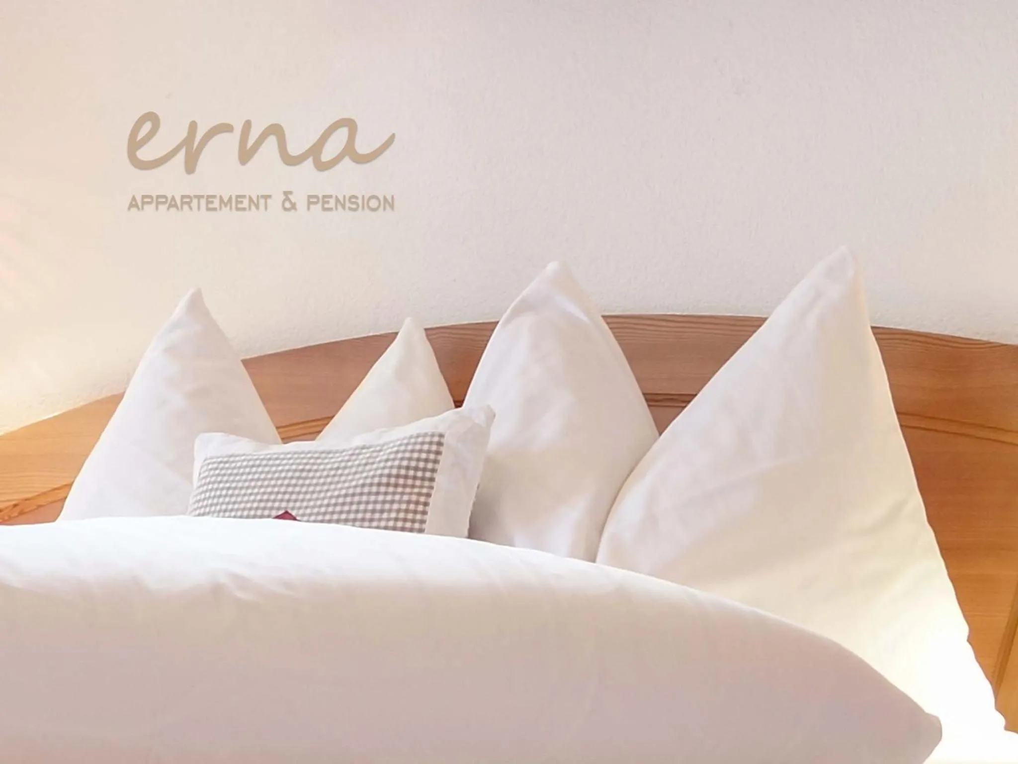 Decorative detail, Bed in Pension Apartment Erna