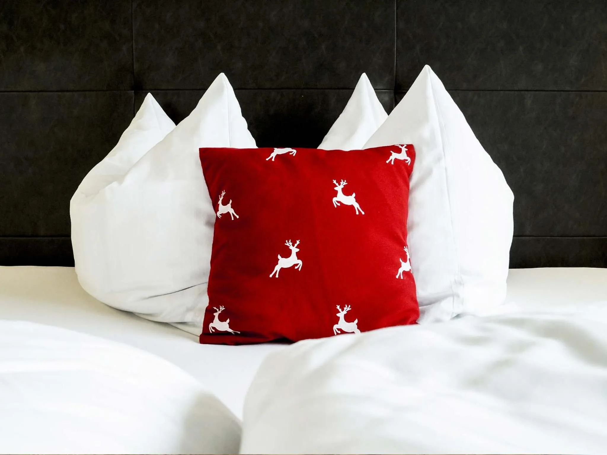 Decorative detail, Bed in Pension Apartment Erna