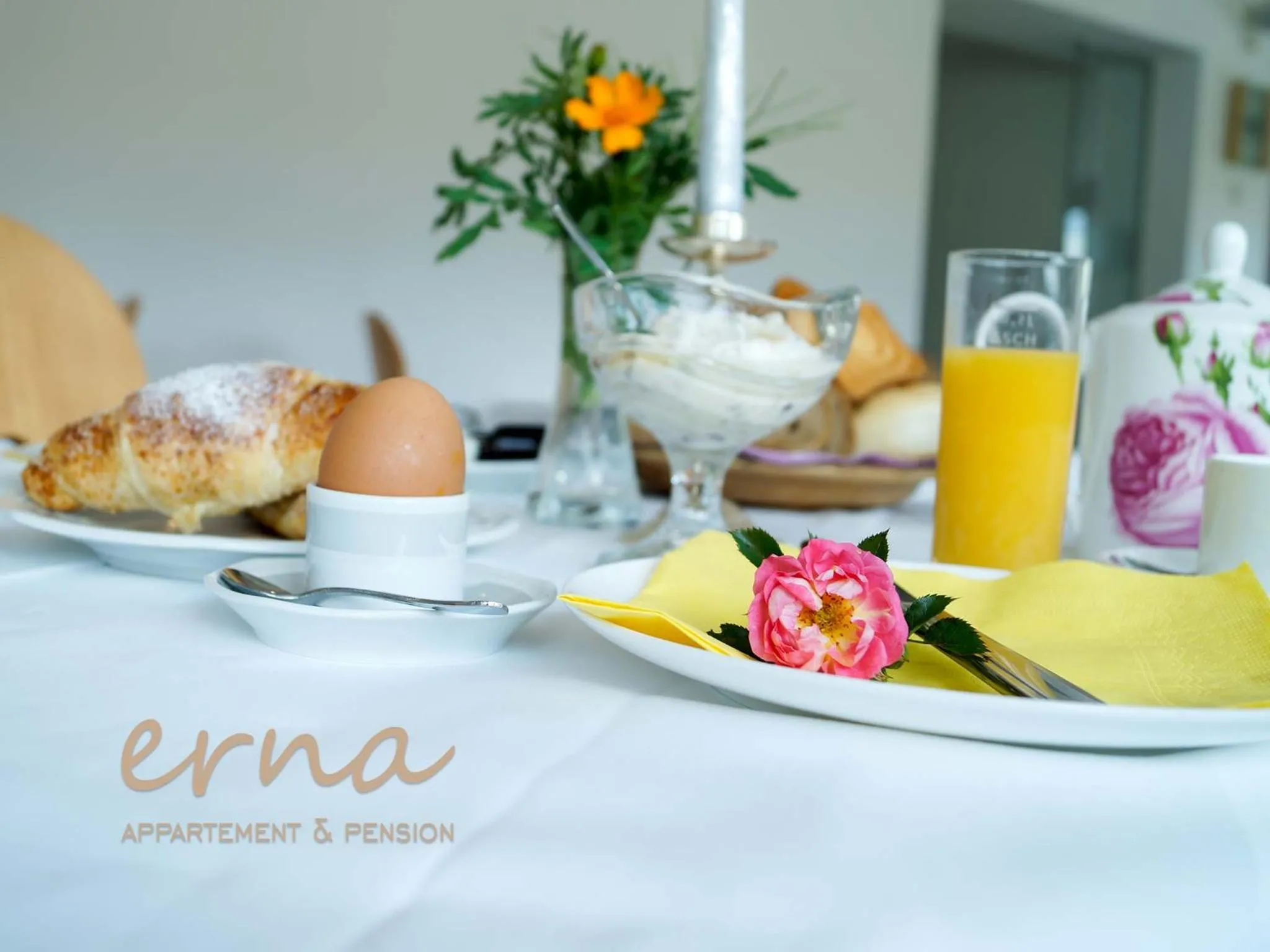 Food close-up in Pension Apartment Erna
