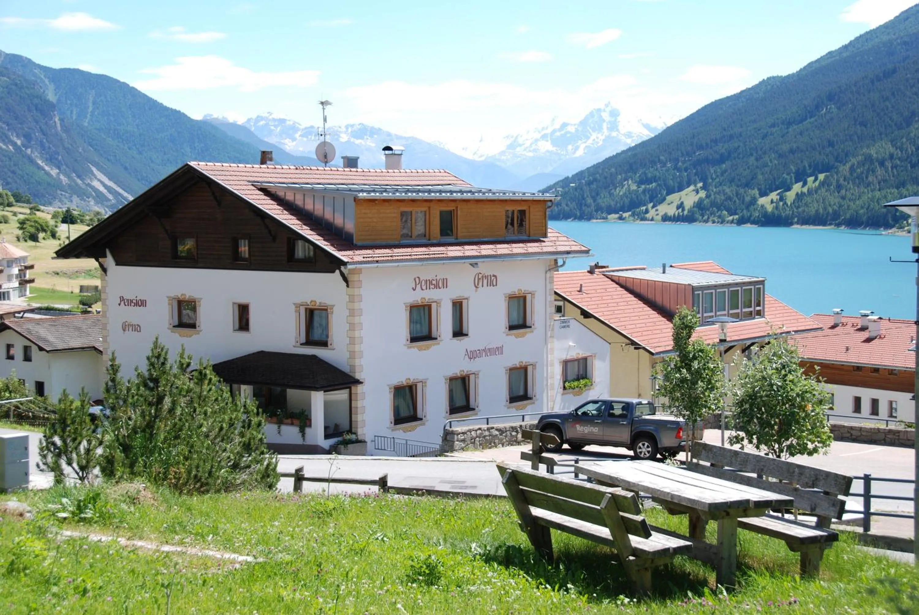 Property building in Pension Apartment Erna