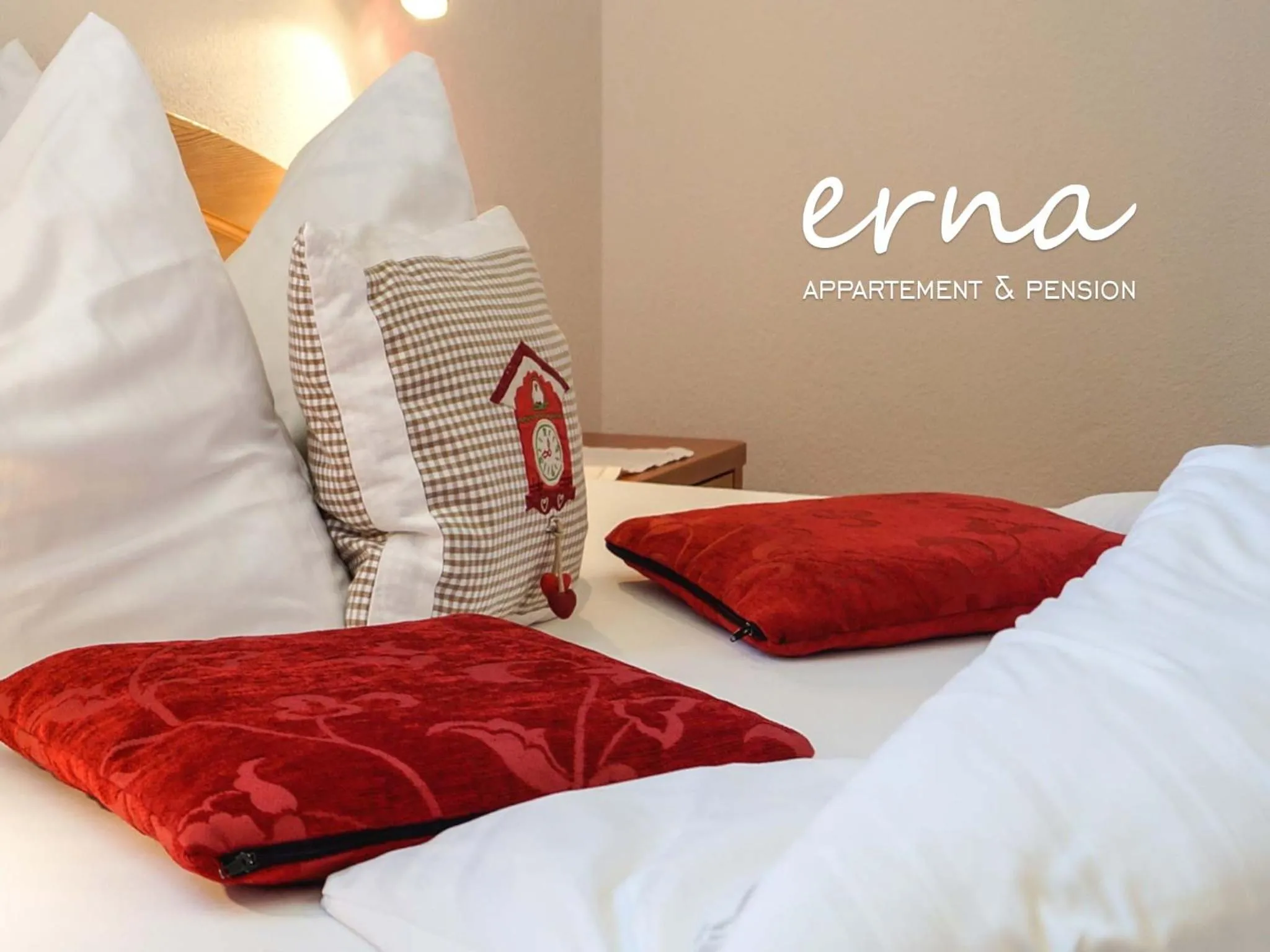 Bed in Pension Apartment Erna
