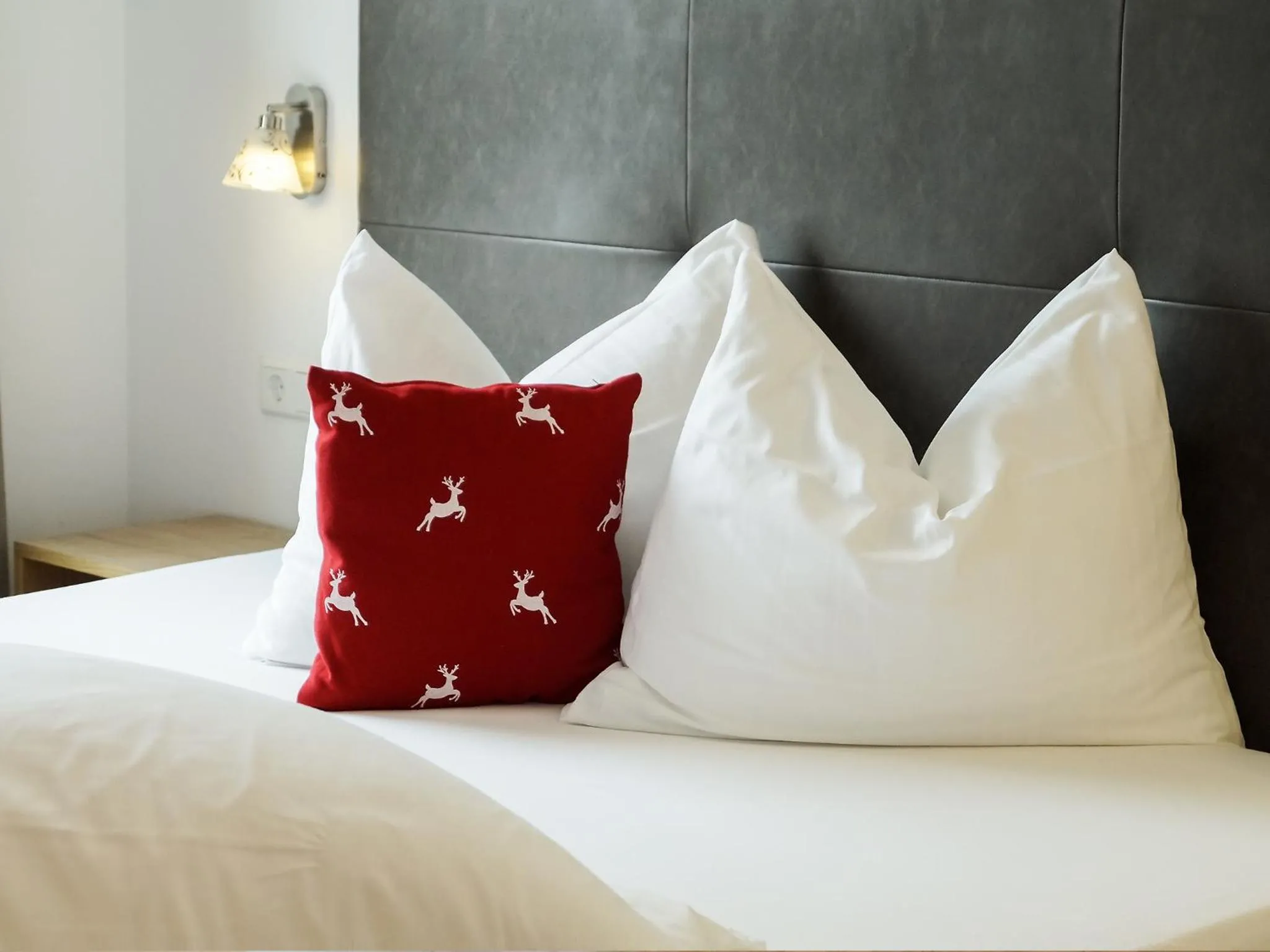 Bed in Pension Apartment Erna