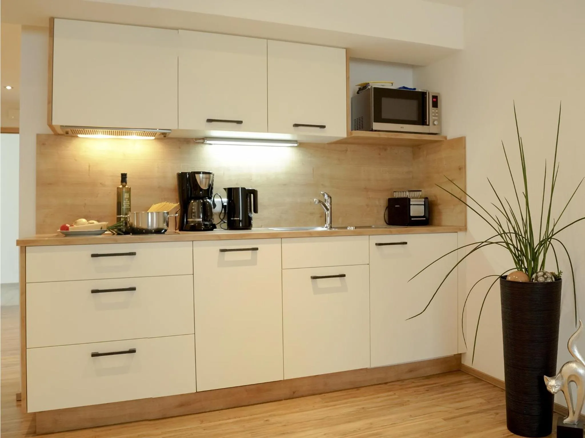 Coffee/tea facilities in Pension Apartment Erna