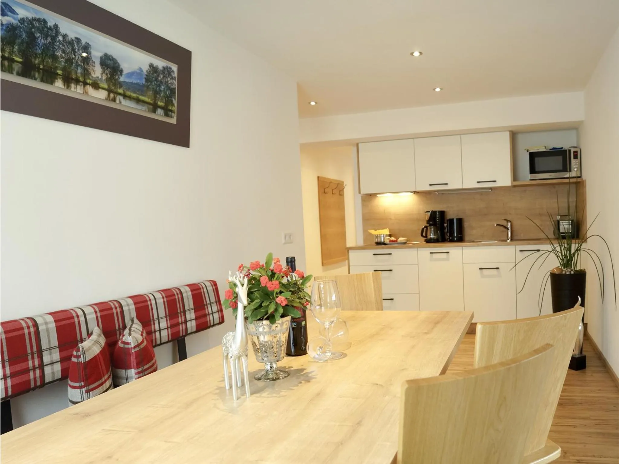 Coffee/tea facilities in Pension Apartment Erna