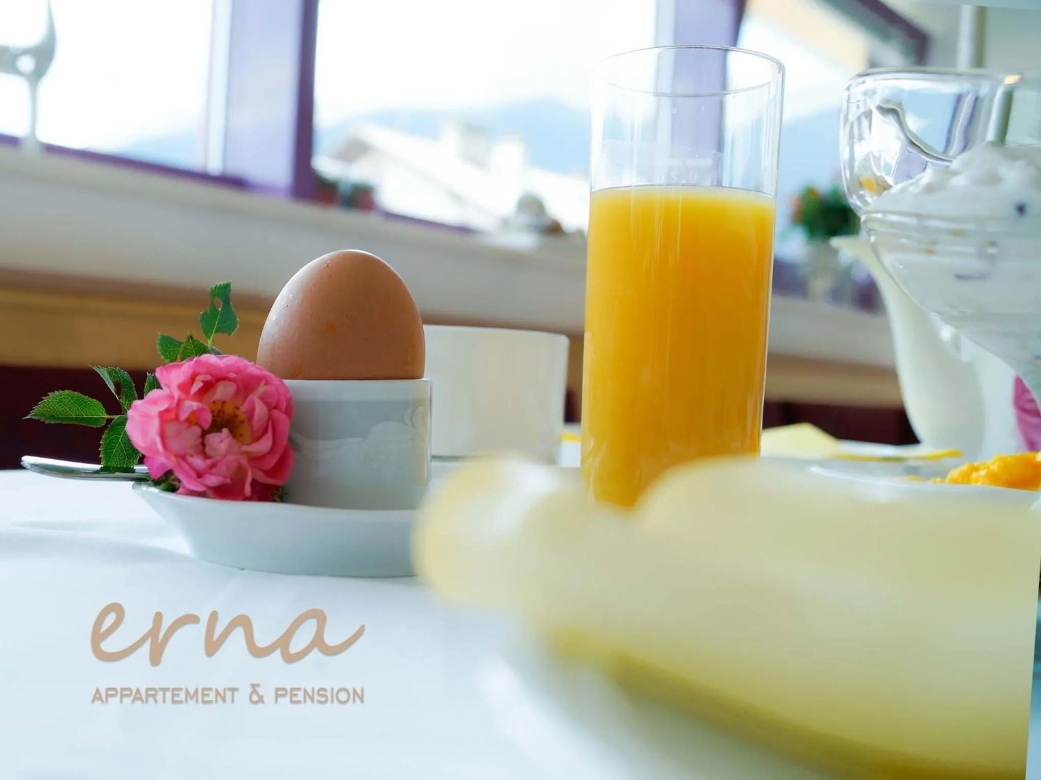 Breakfast in Pension Apartment Erna