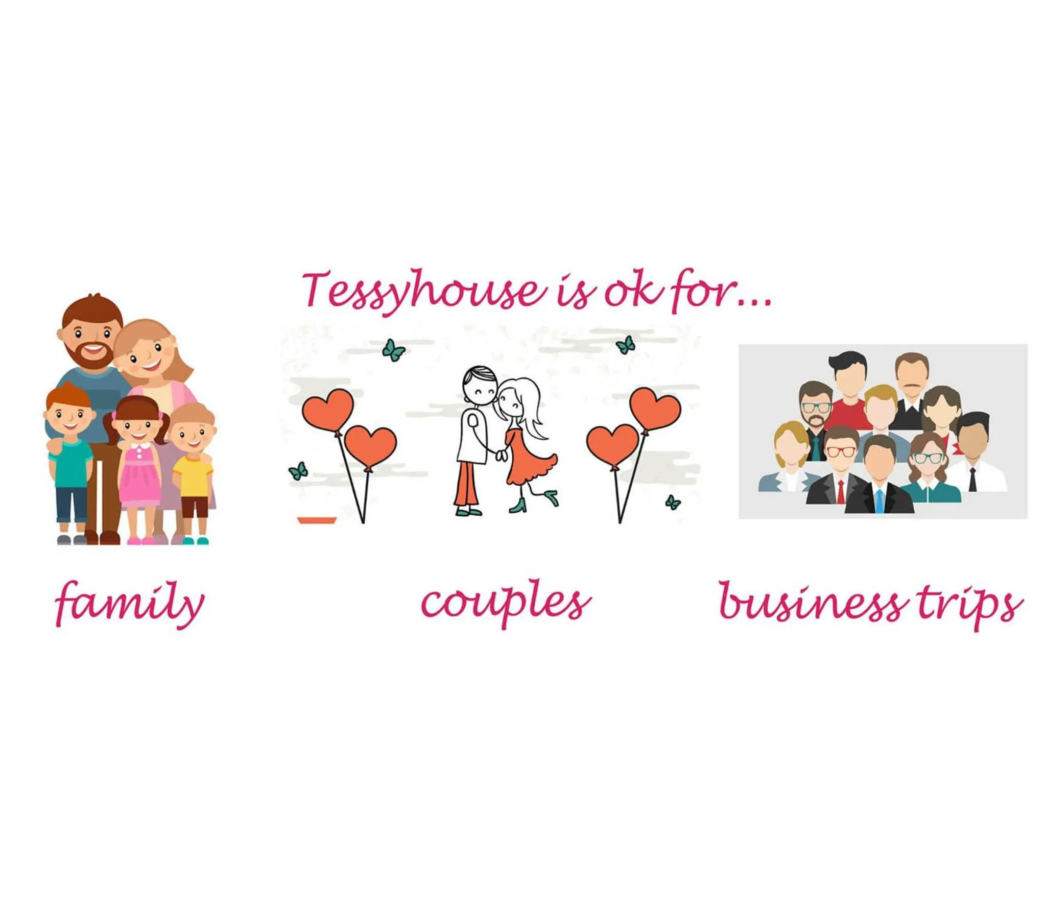 Text overlay in Casa Vacanza e per lavoro Tessyhouse