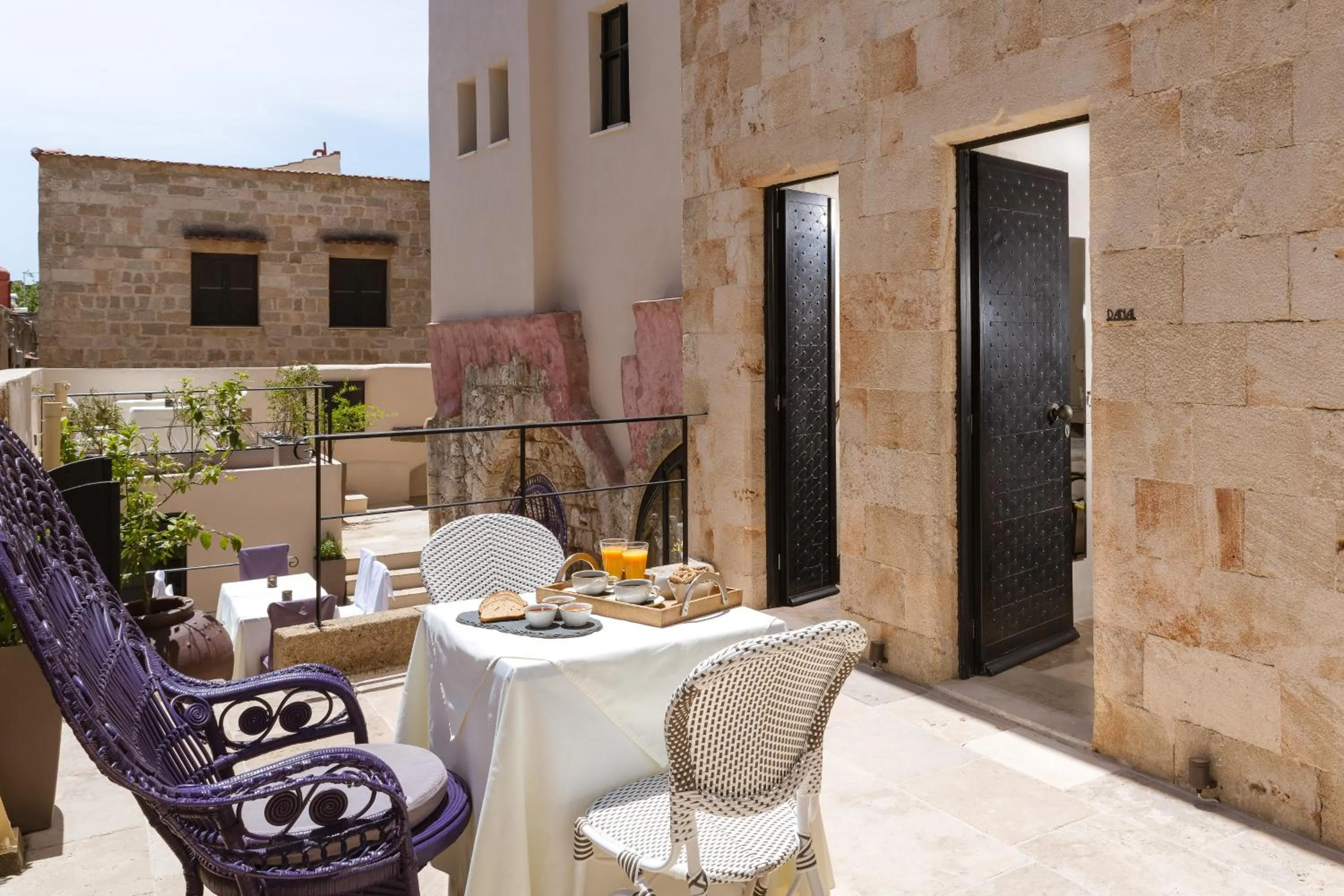 Patio in Allegory Boutique Hotel