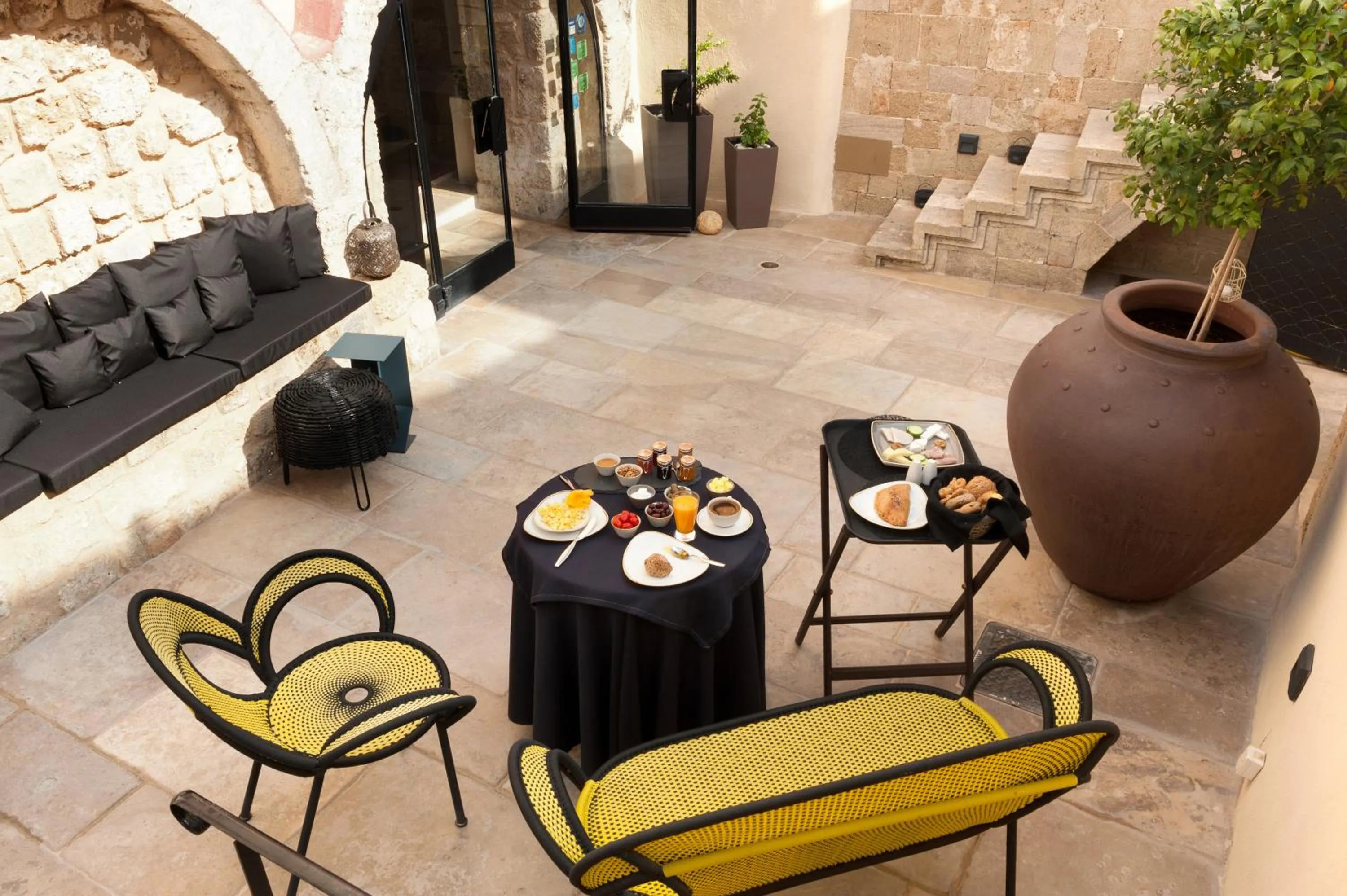 Patio in Allegory Boutique Hotel