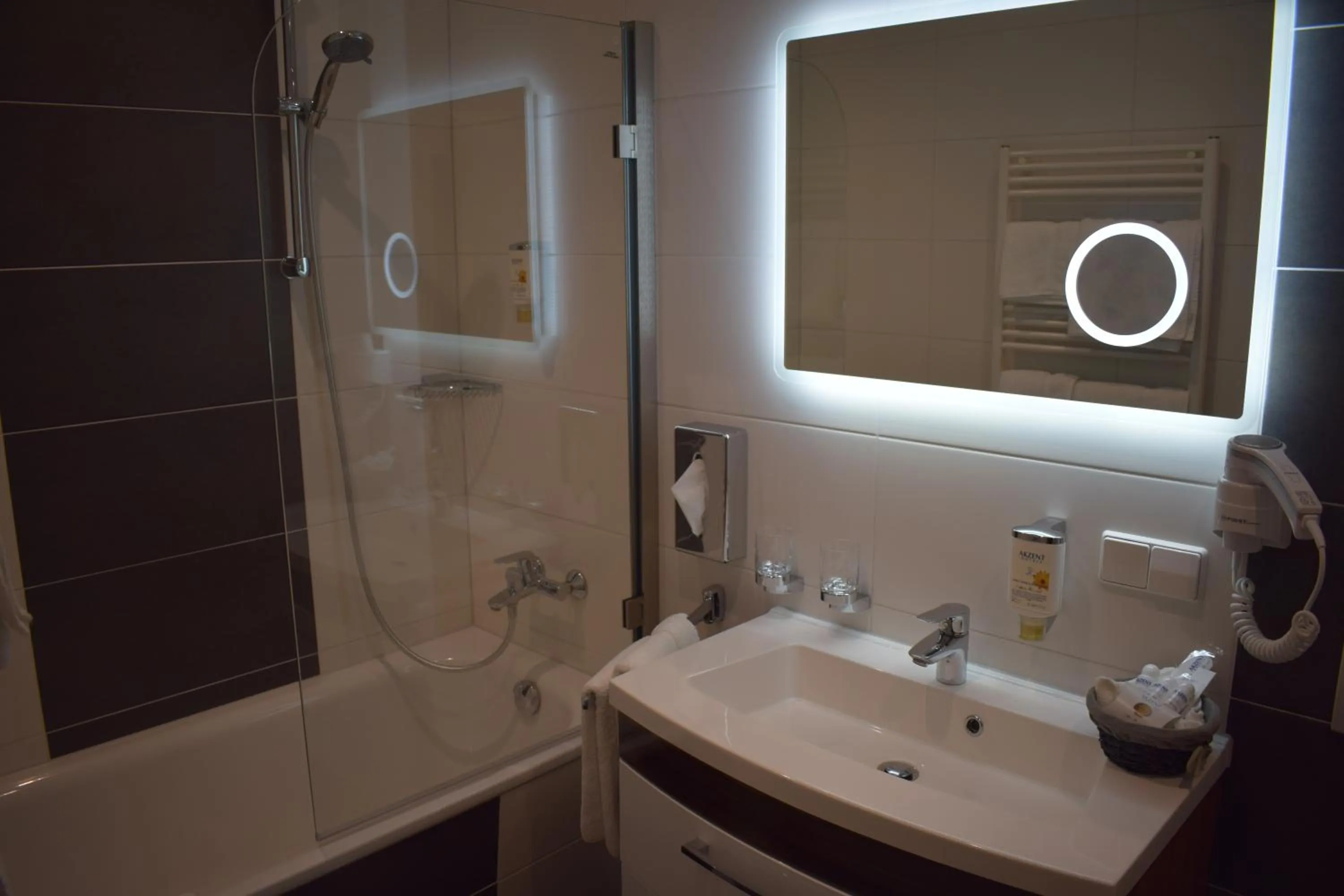 Bathroom in Akzent Hotel Goldner Hirsch