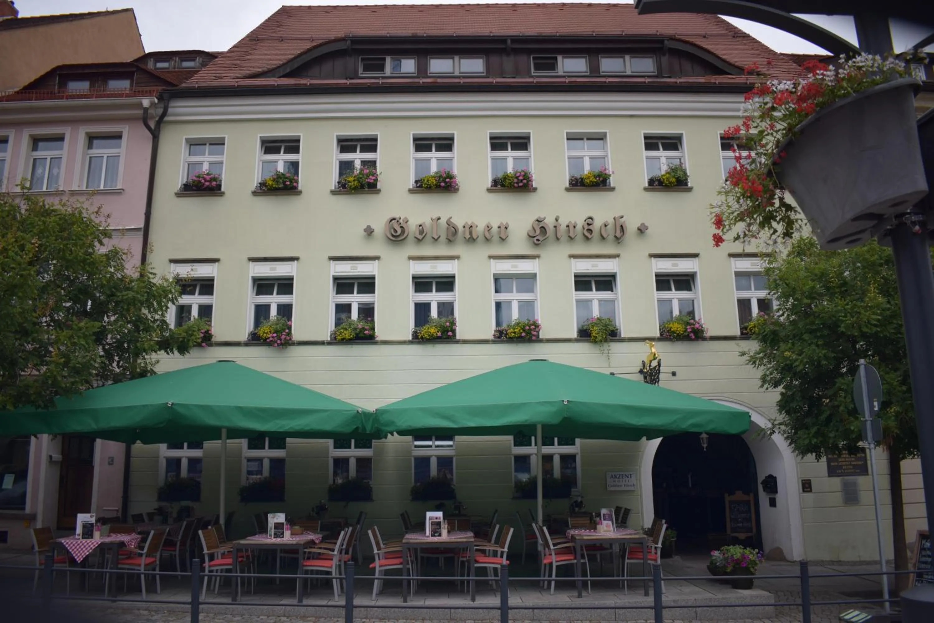 Property building in Akzent Hotel Goldner Hirsch