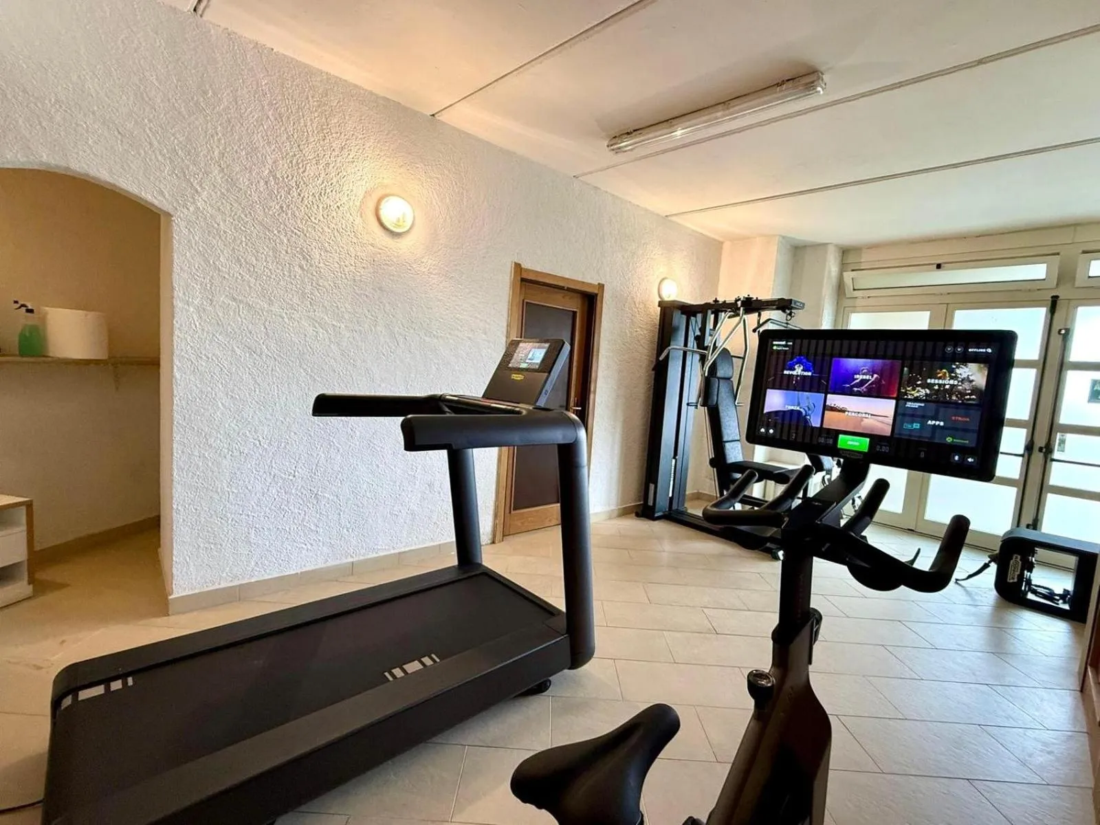 Fitness centre/facilities in Hotel Punta Est