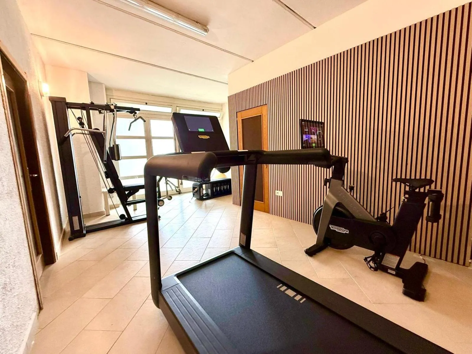 Fitness centre/facilities in Hotel Punta Est