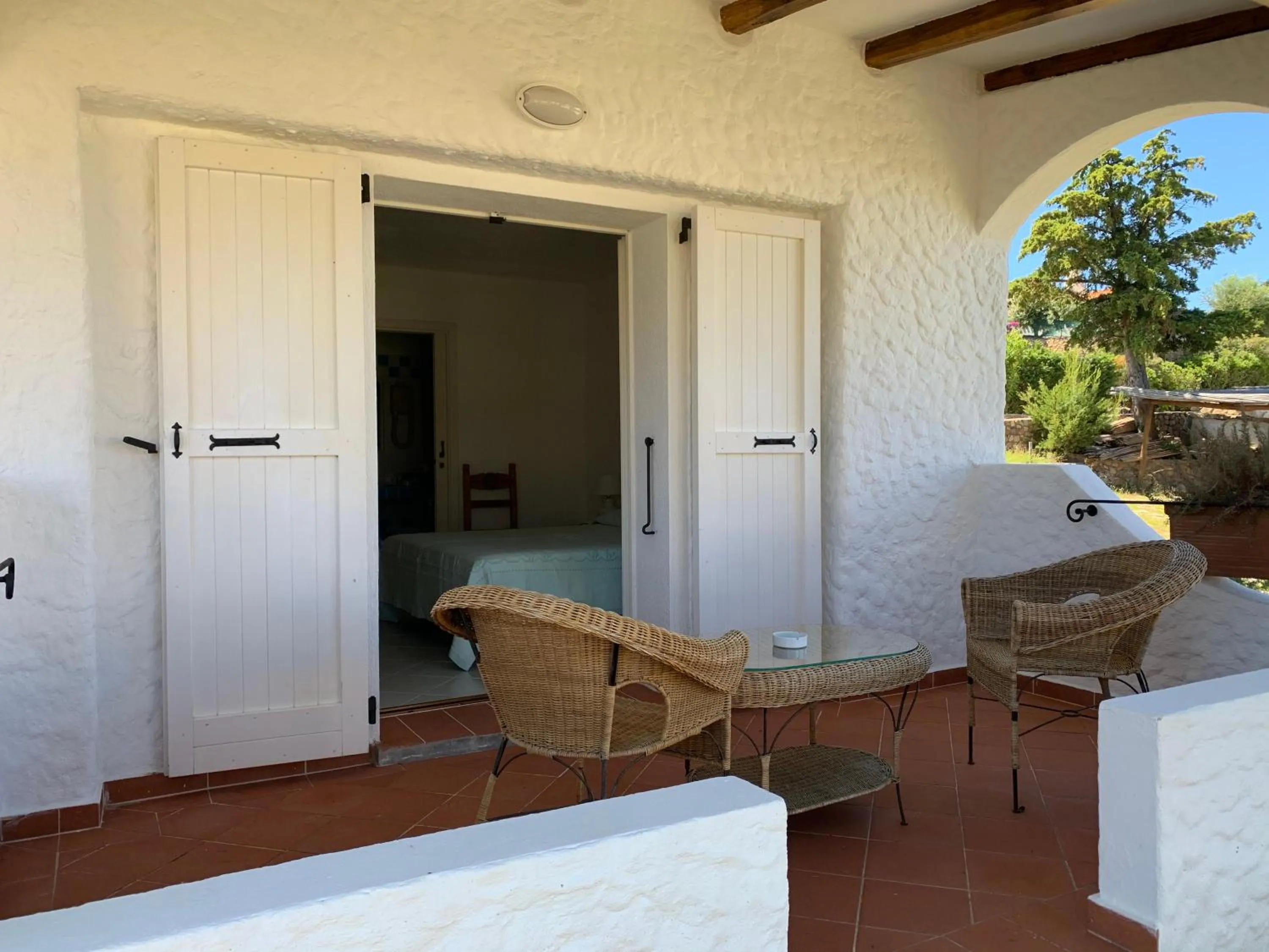 Patio in Hotel Punta Est