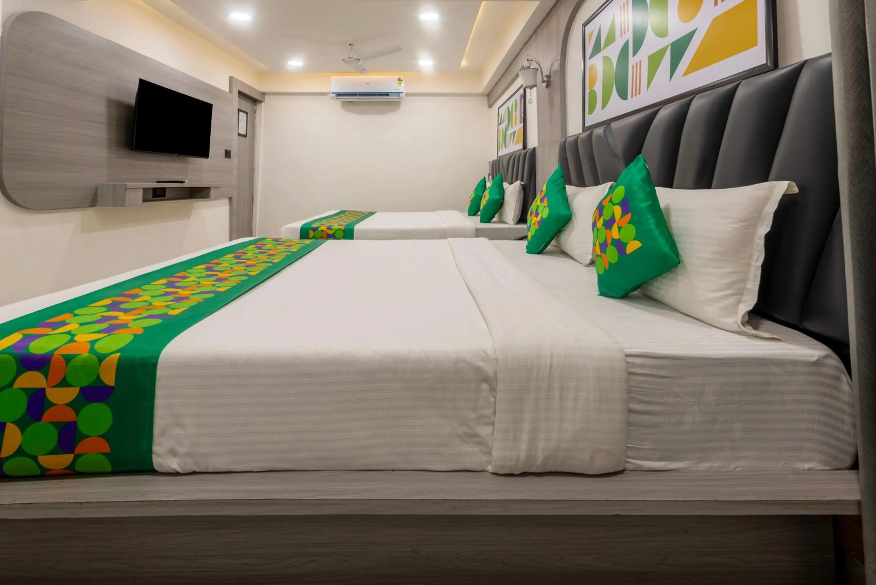 Bedroom, Bed in Treebo Grand Shivay