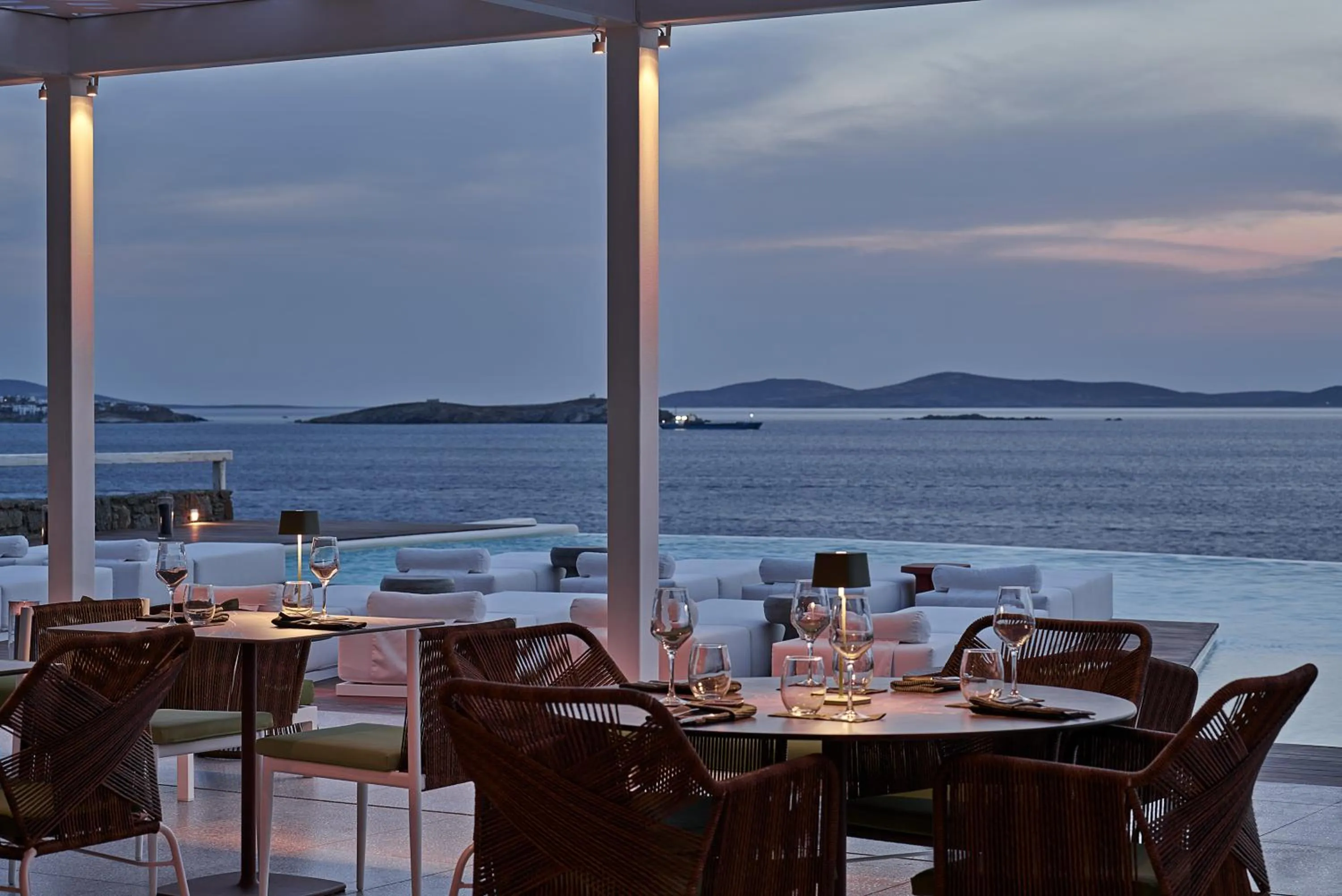 Swimming pool in Kouros Hotel & Suites