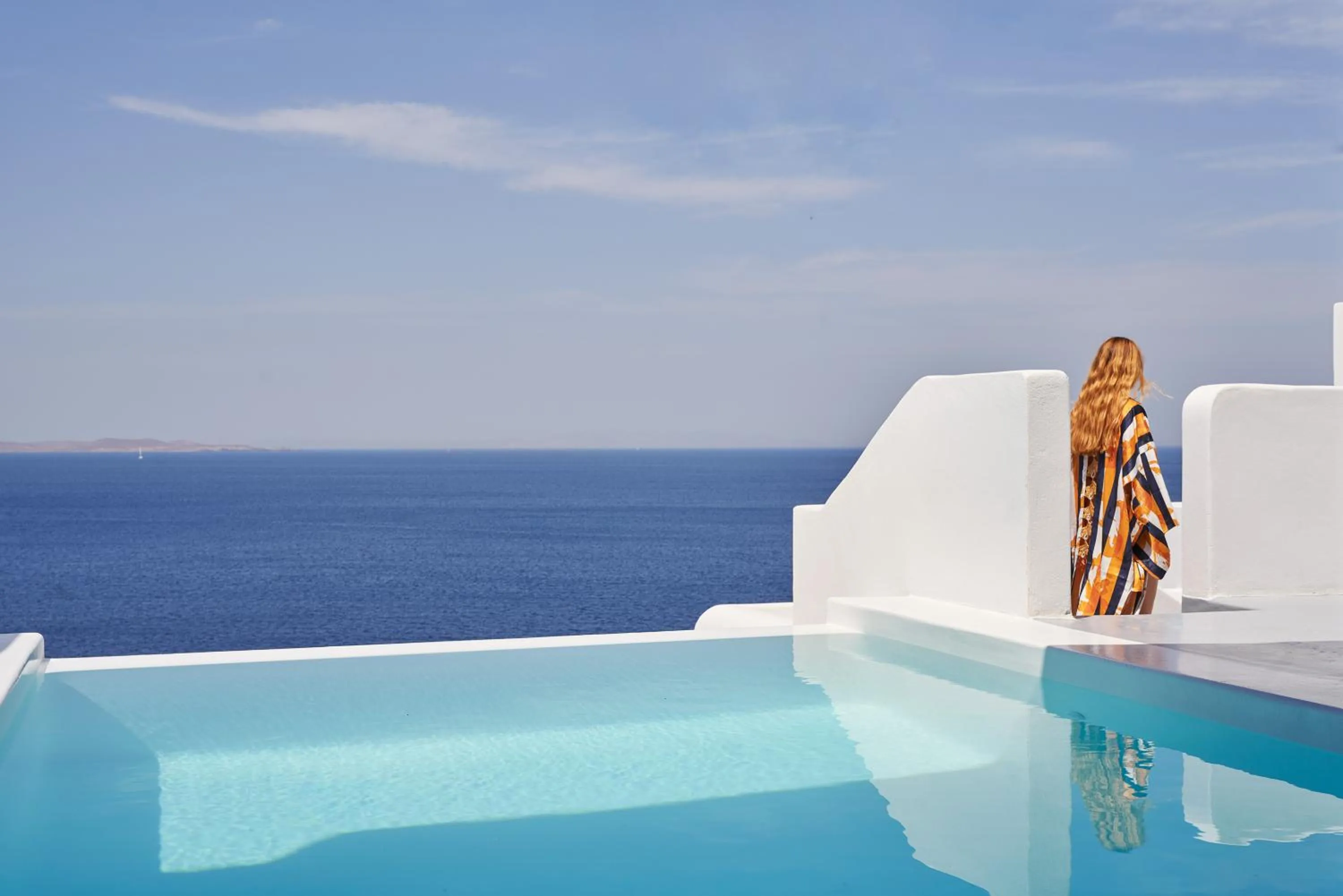 Pool view in Kouros Hotel & Suites