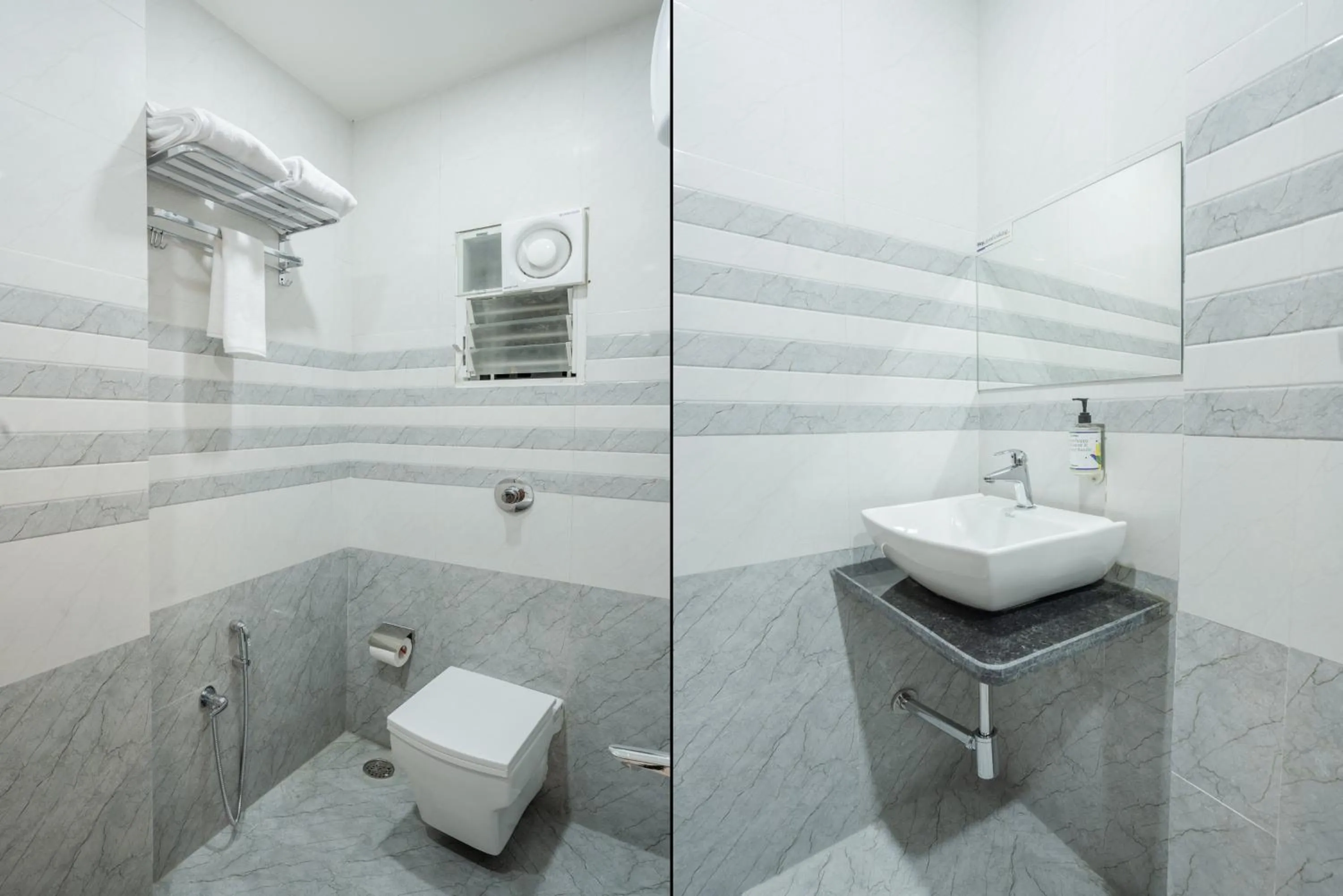 Bathroom in Treebo Parashar Max