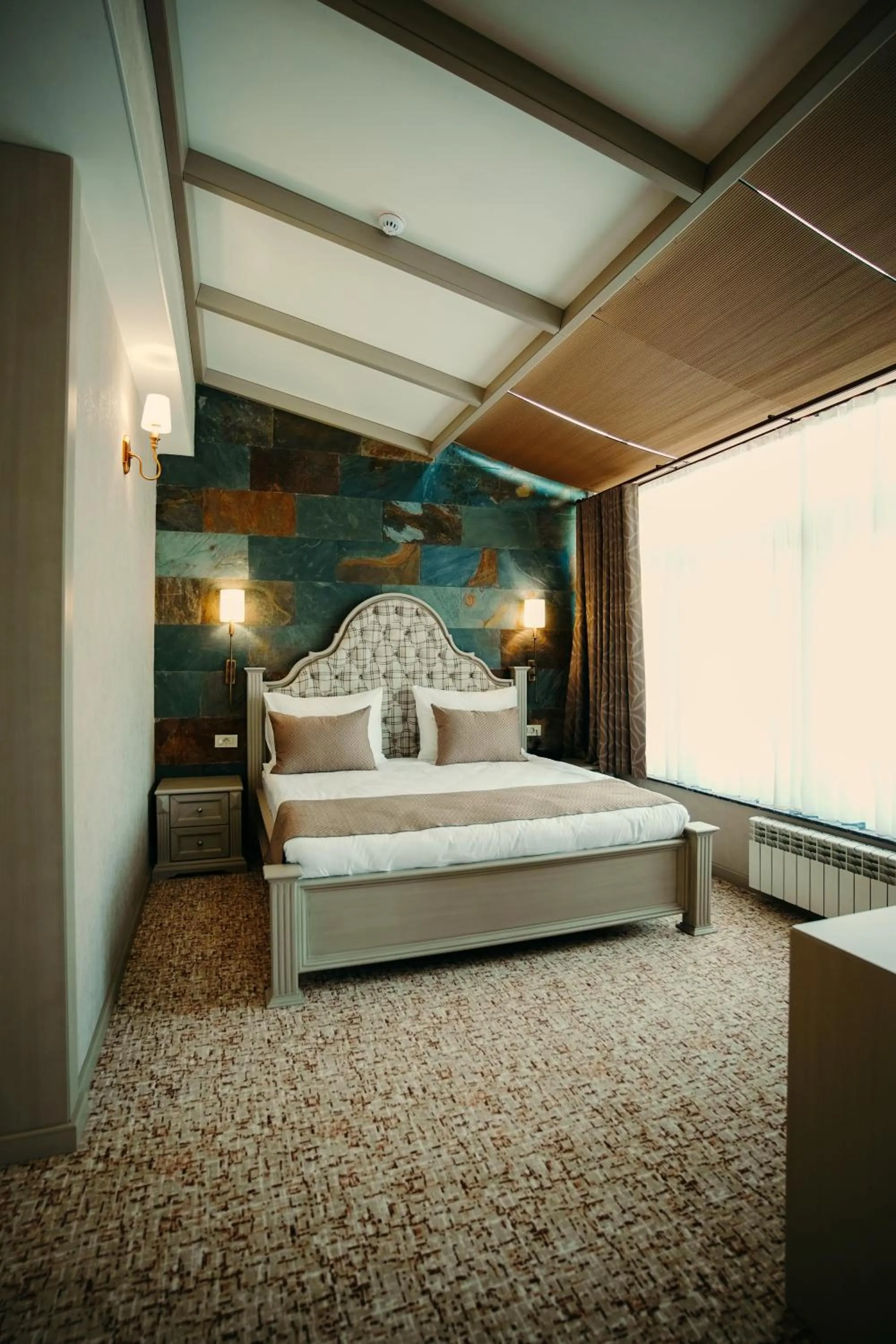 Bed in Hill Chalet Hotel Gabala