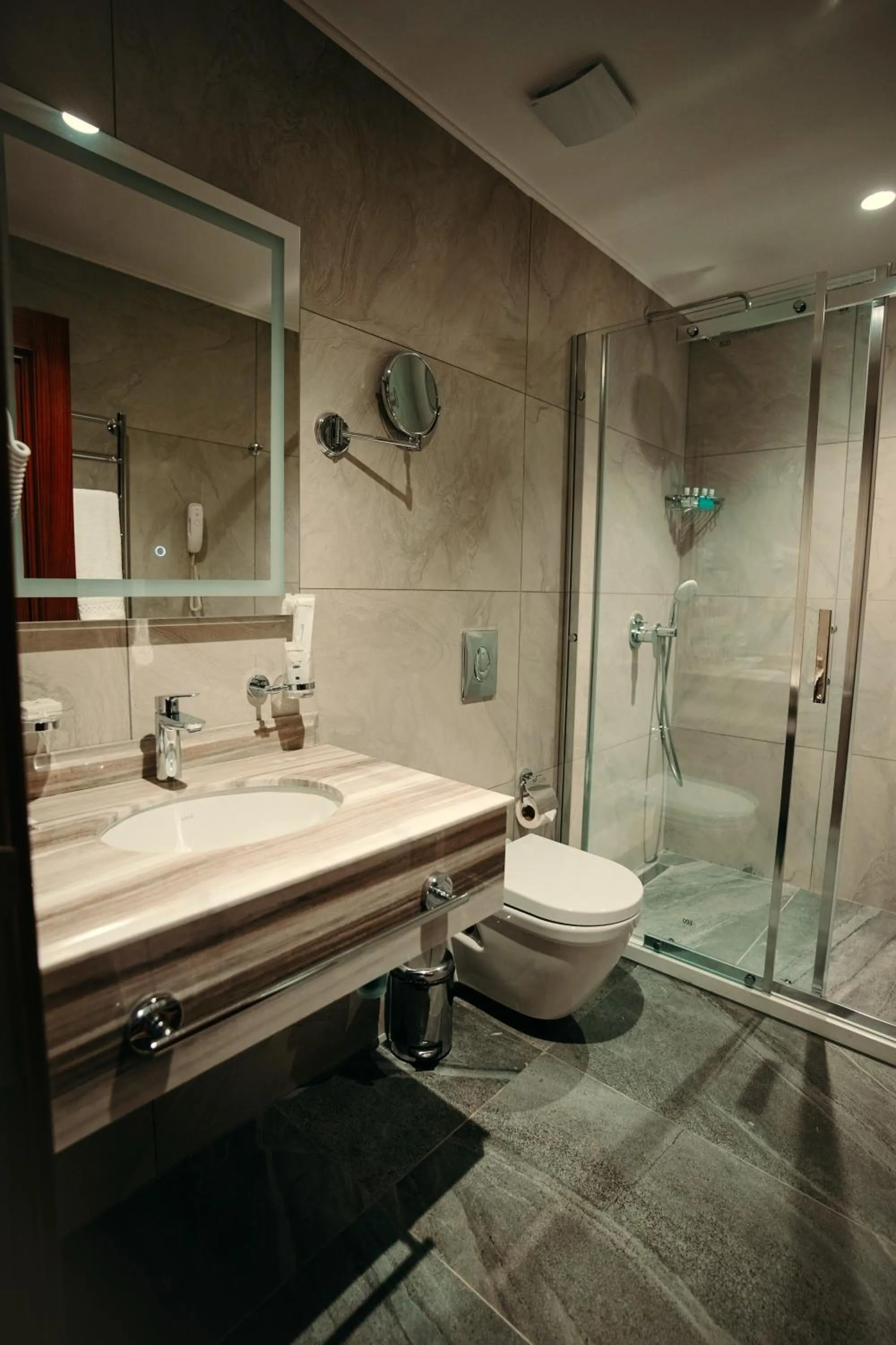 Shower in Hill Chalet Hotel Gabala