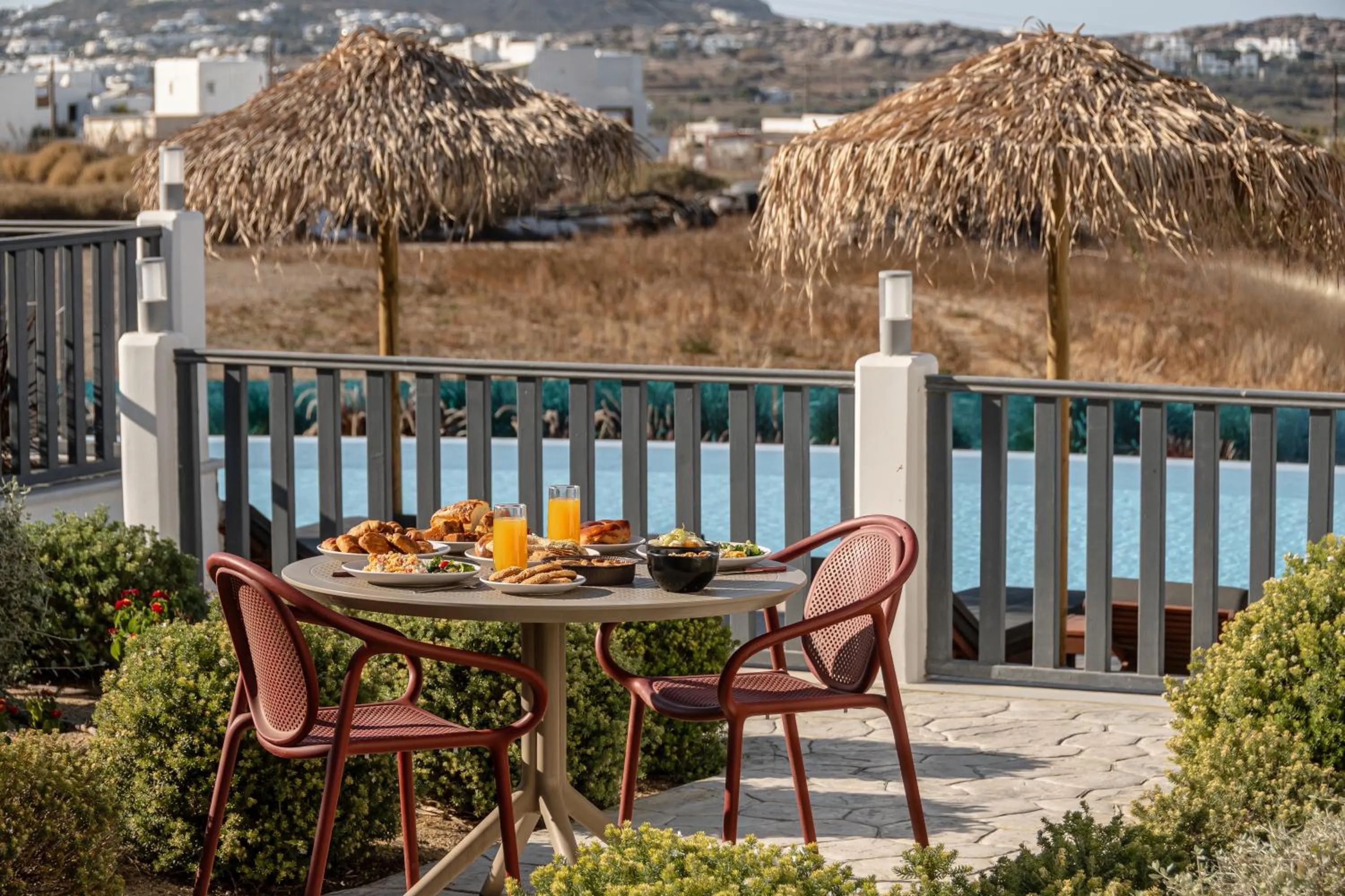 Patio in Niléa Island Living