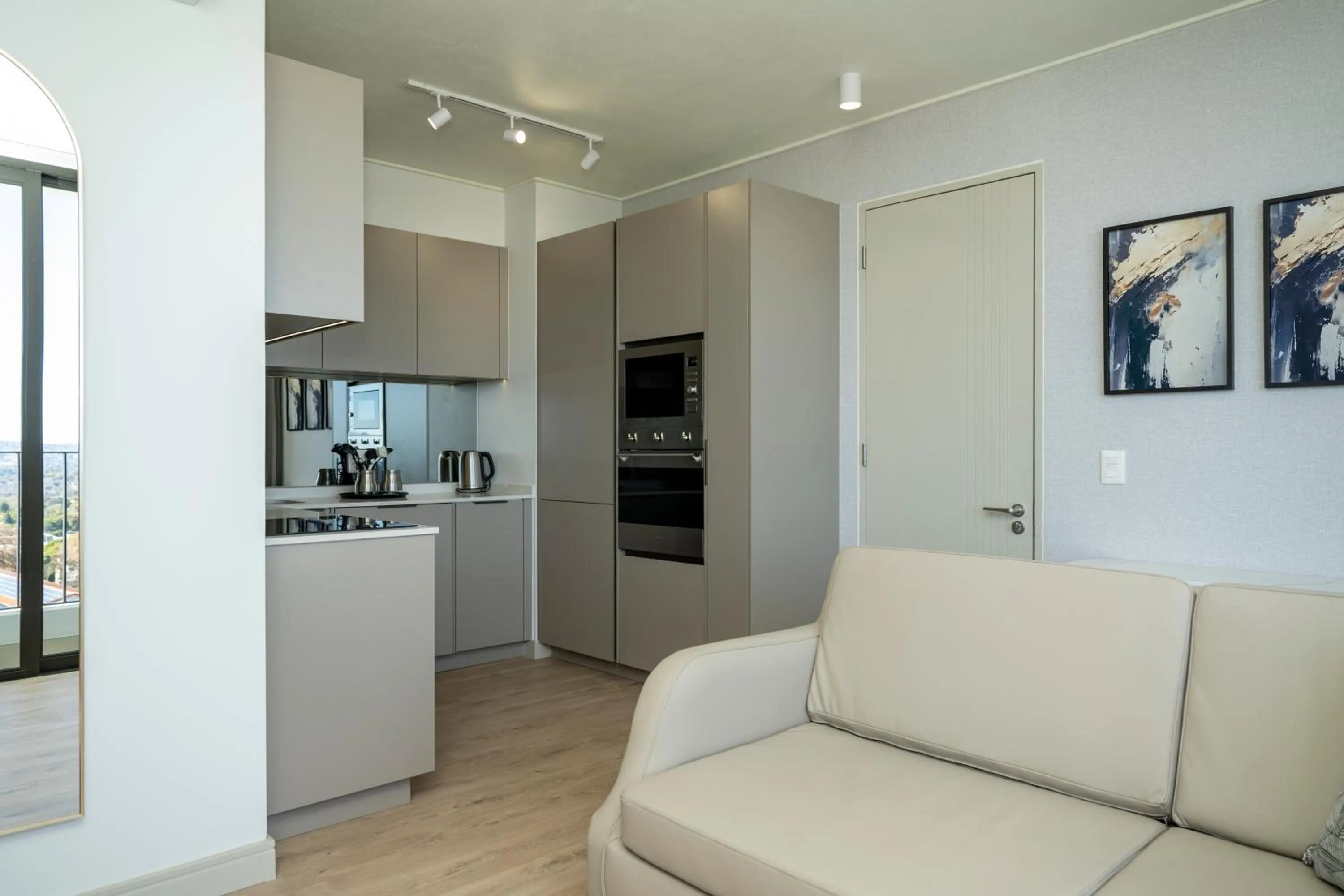 Living room in One Rosebank Executive Apartment Hotel