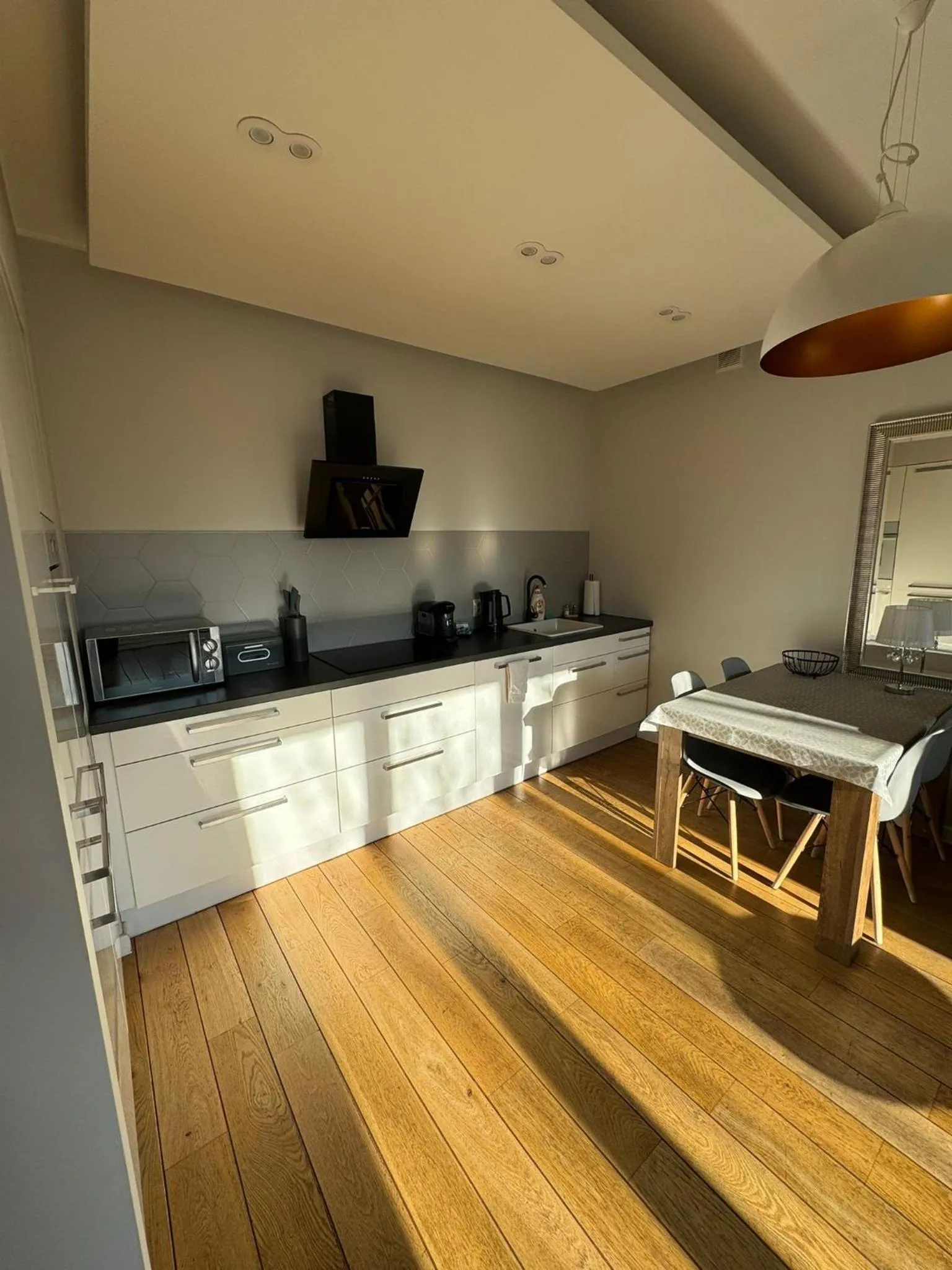 Kitchen or kitchenette in Apartament Starowiejska