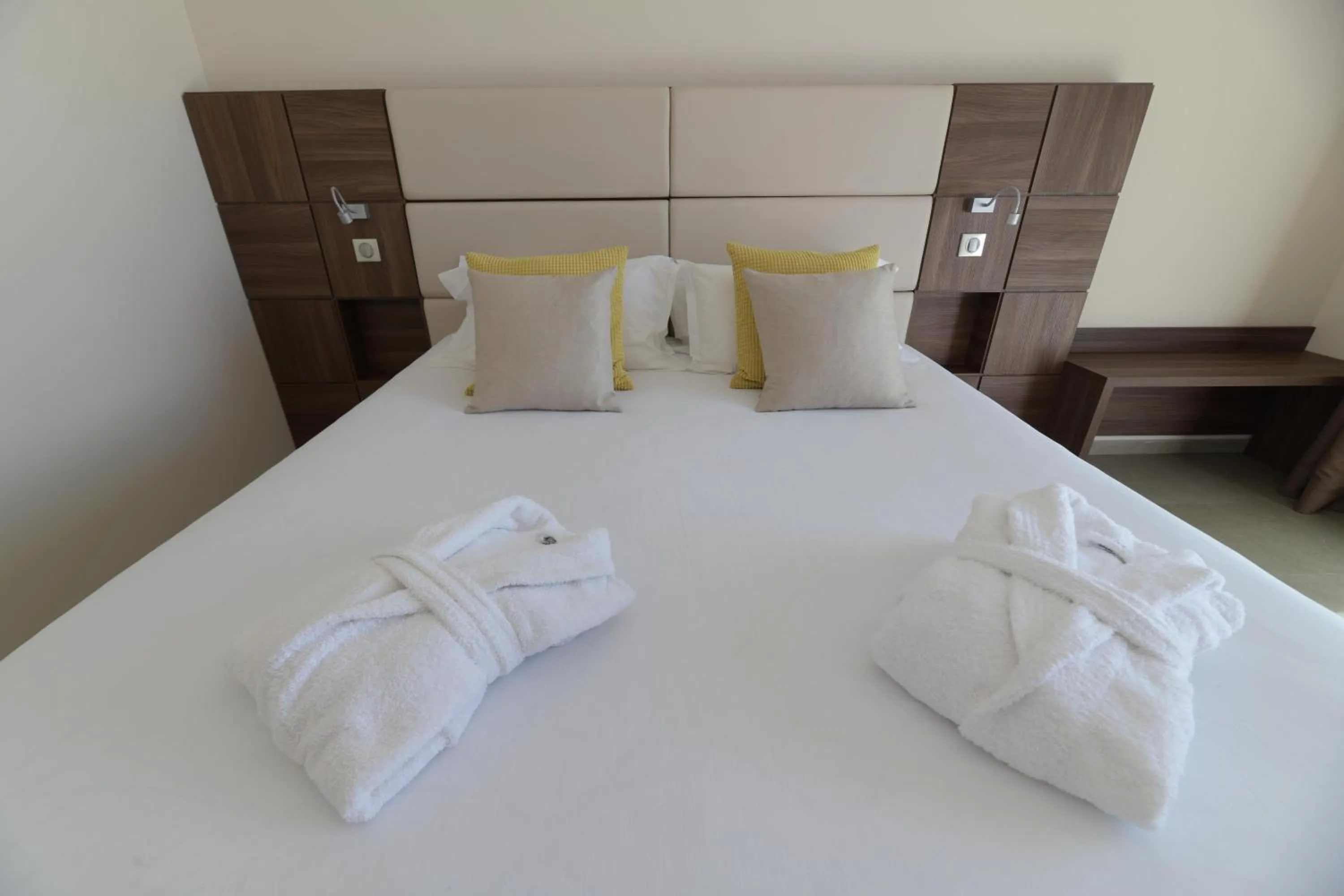 Bed in Hotel Port Toga