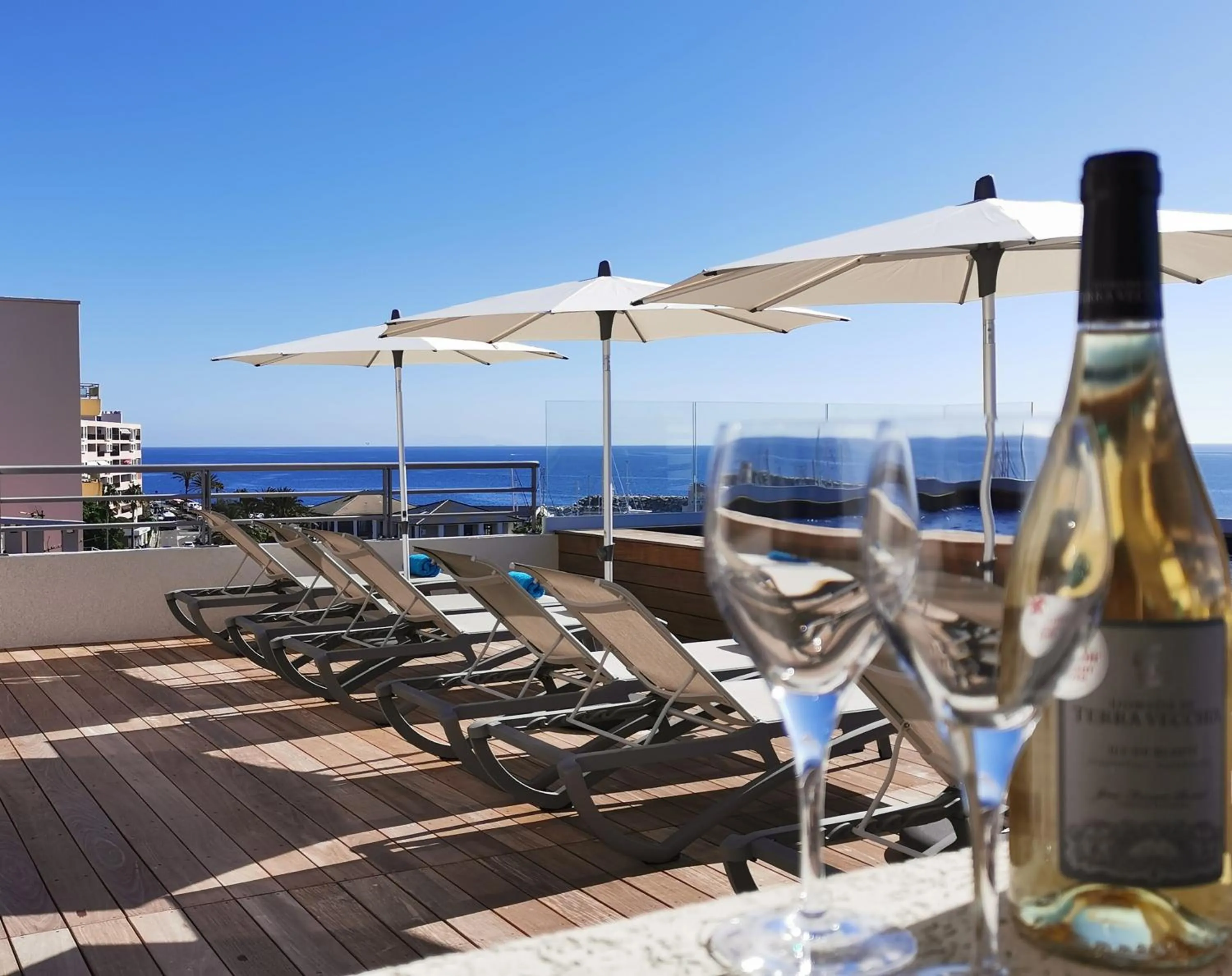 Patio in Hotel Port Toga